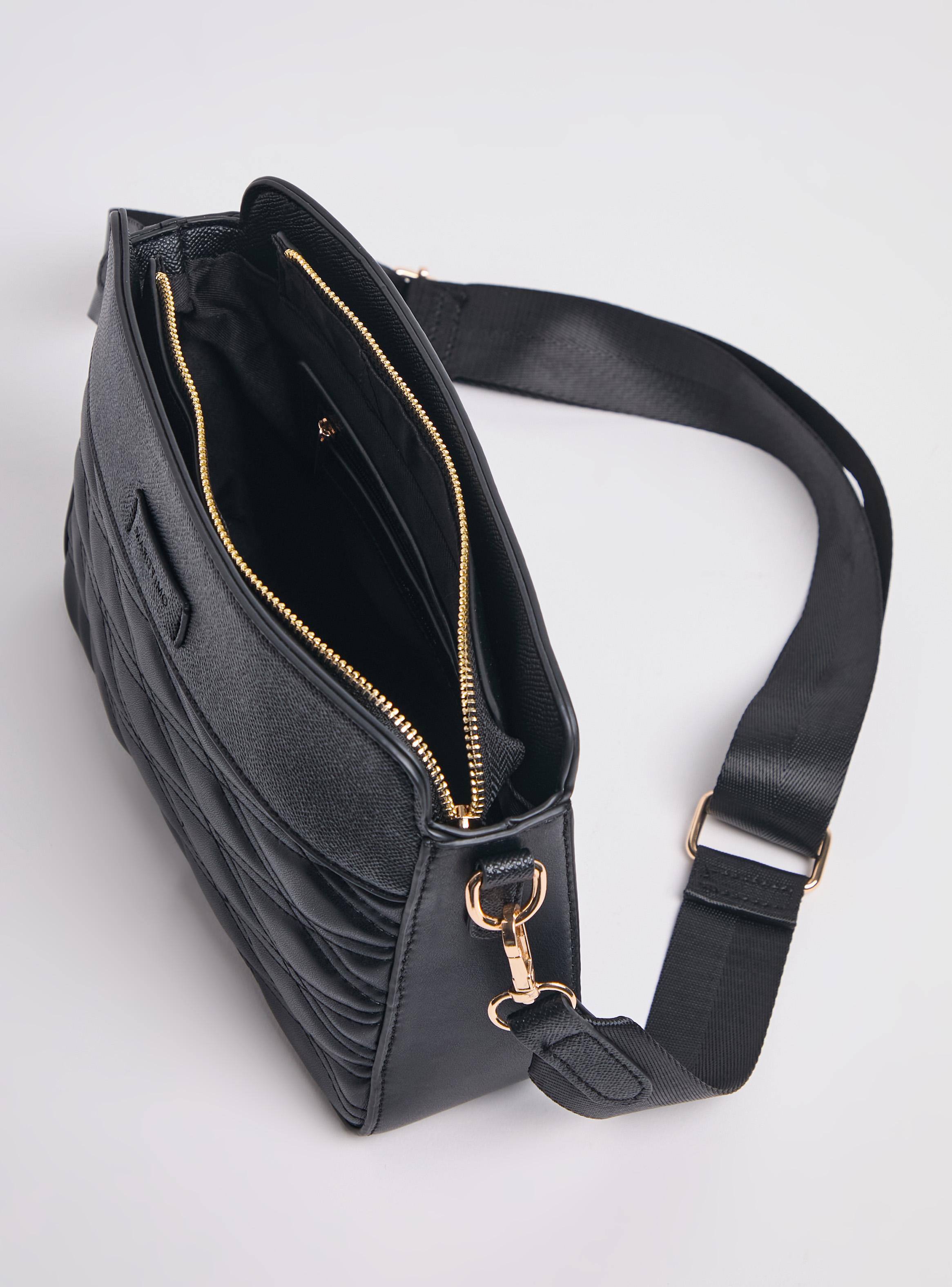 Cartera Crossbody con Cadena Decorativa-5