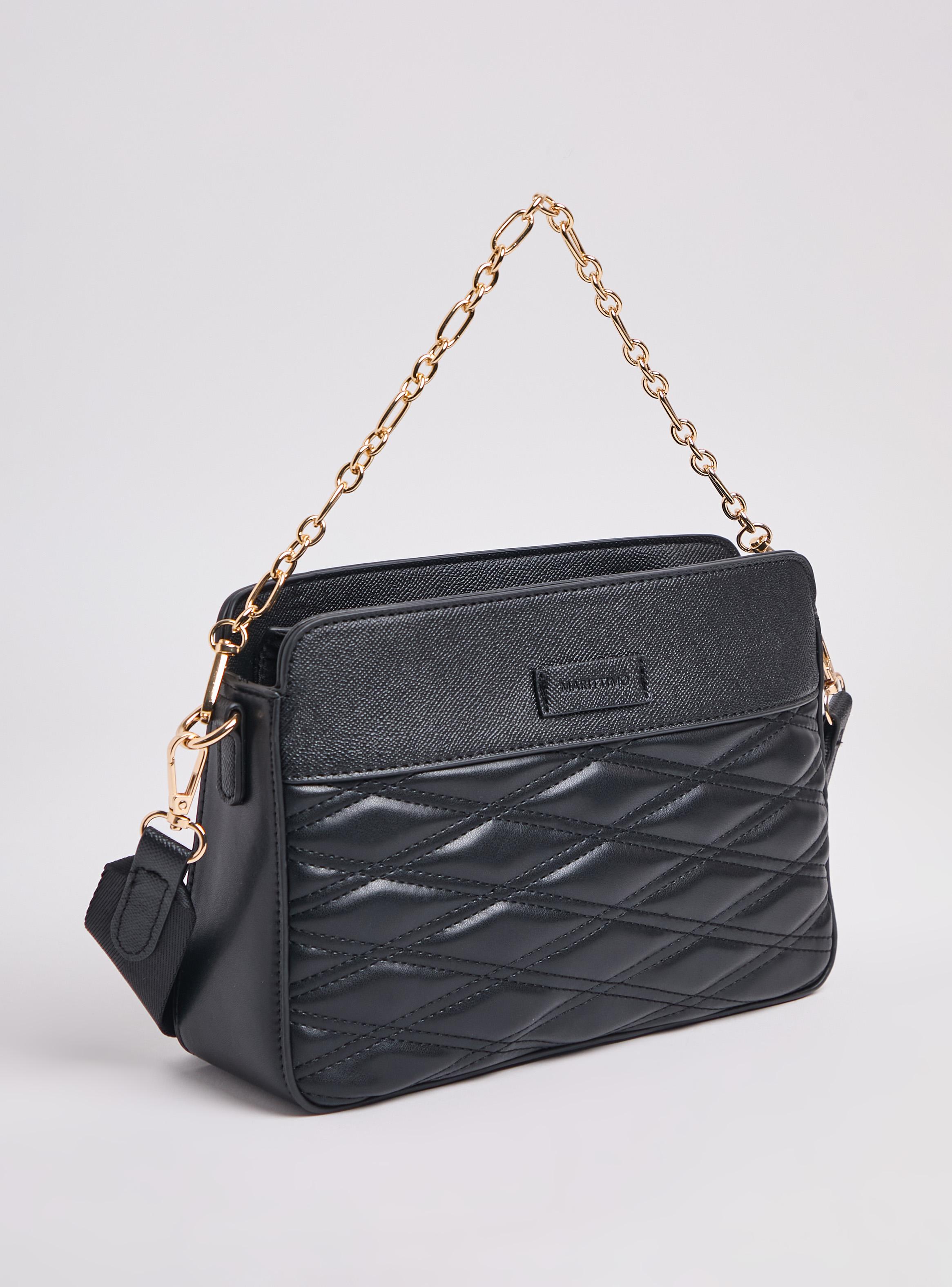 Cartera Crossbody con Cadena Decorativa-3