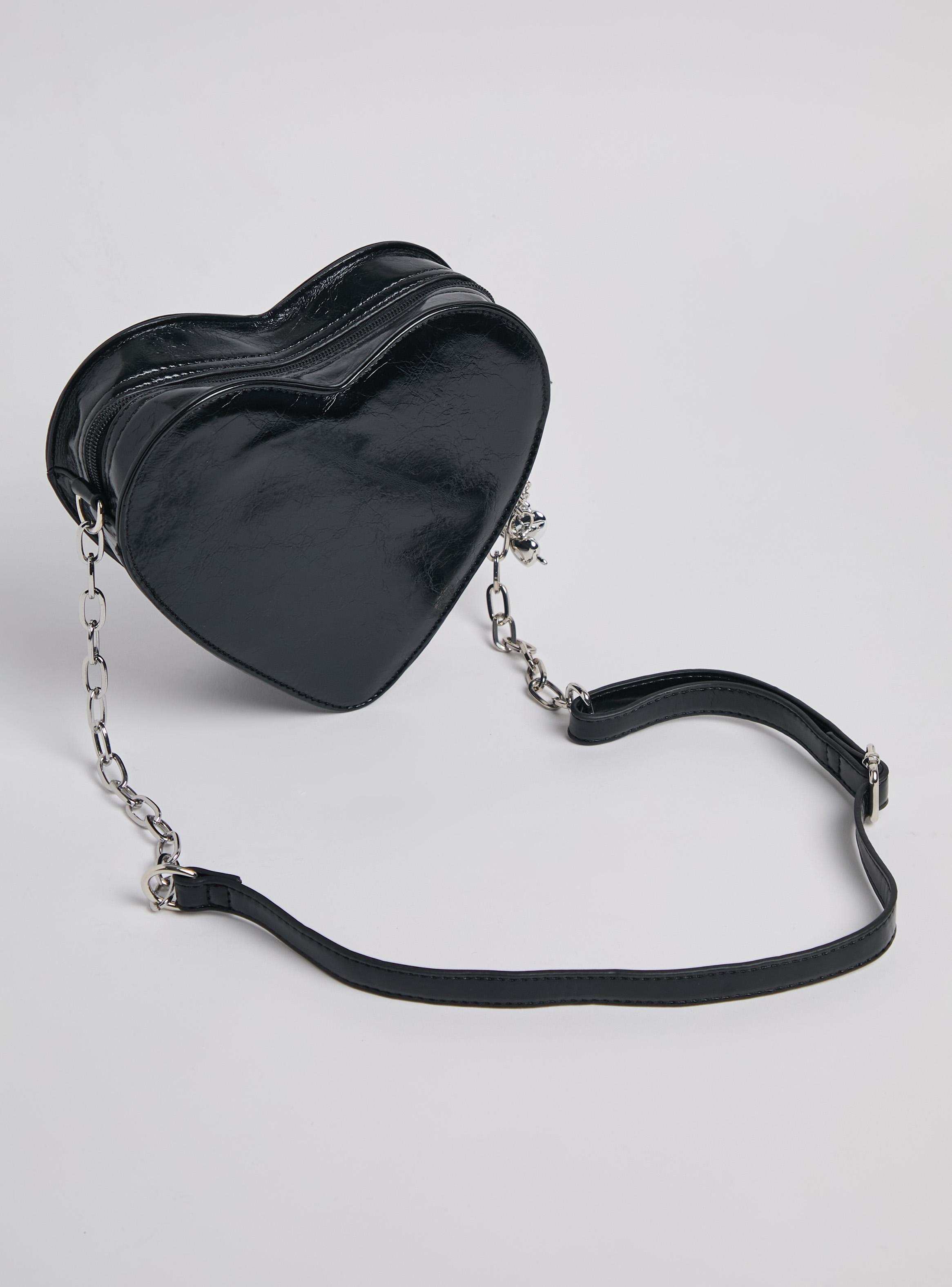 Cartera Crossbody Corazón Brillante-2