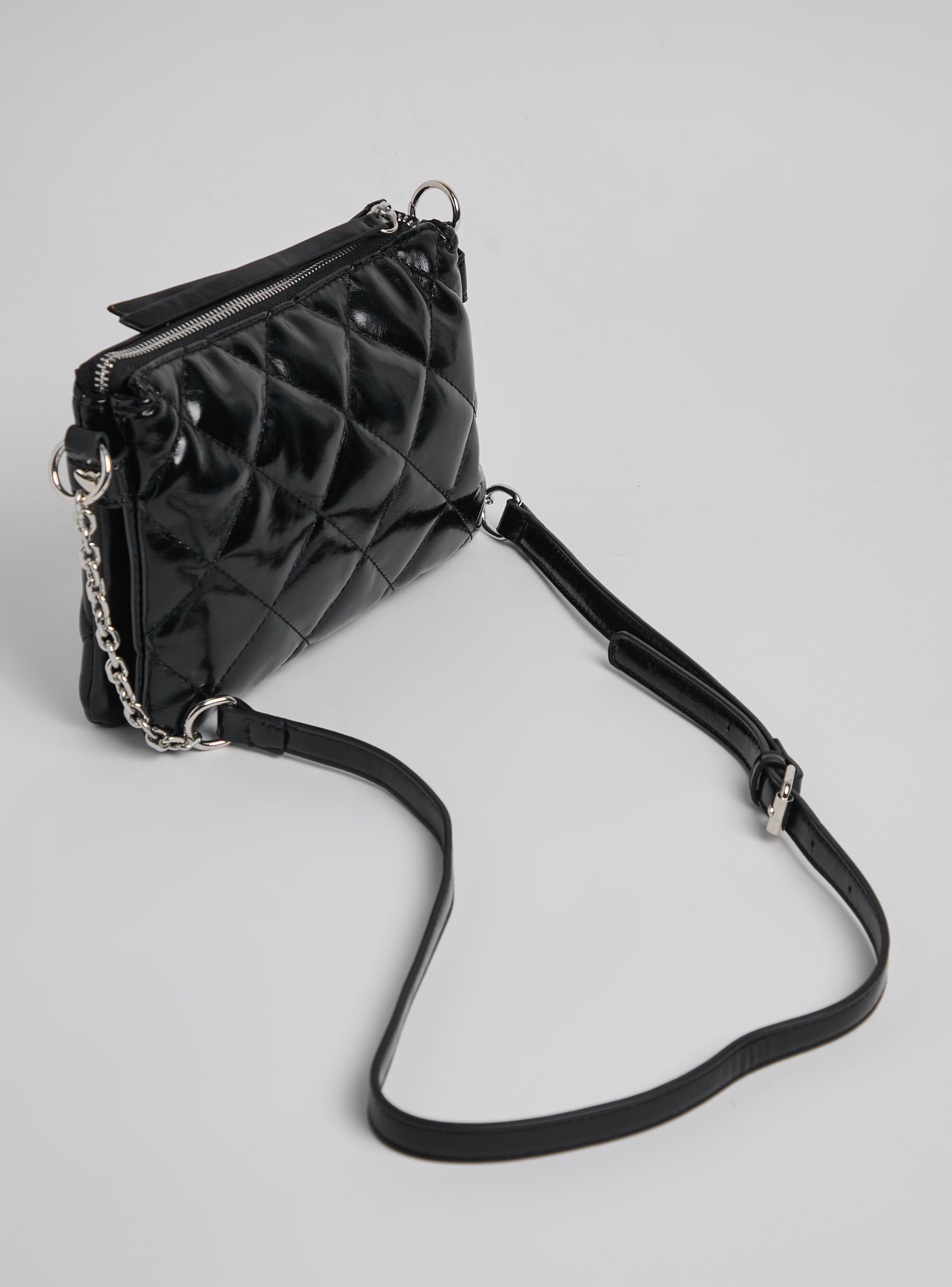 Bandolera Brillante con Strap Cadena-2
