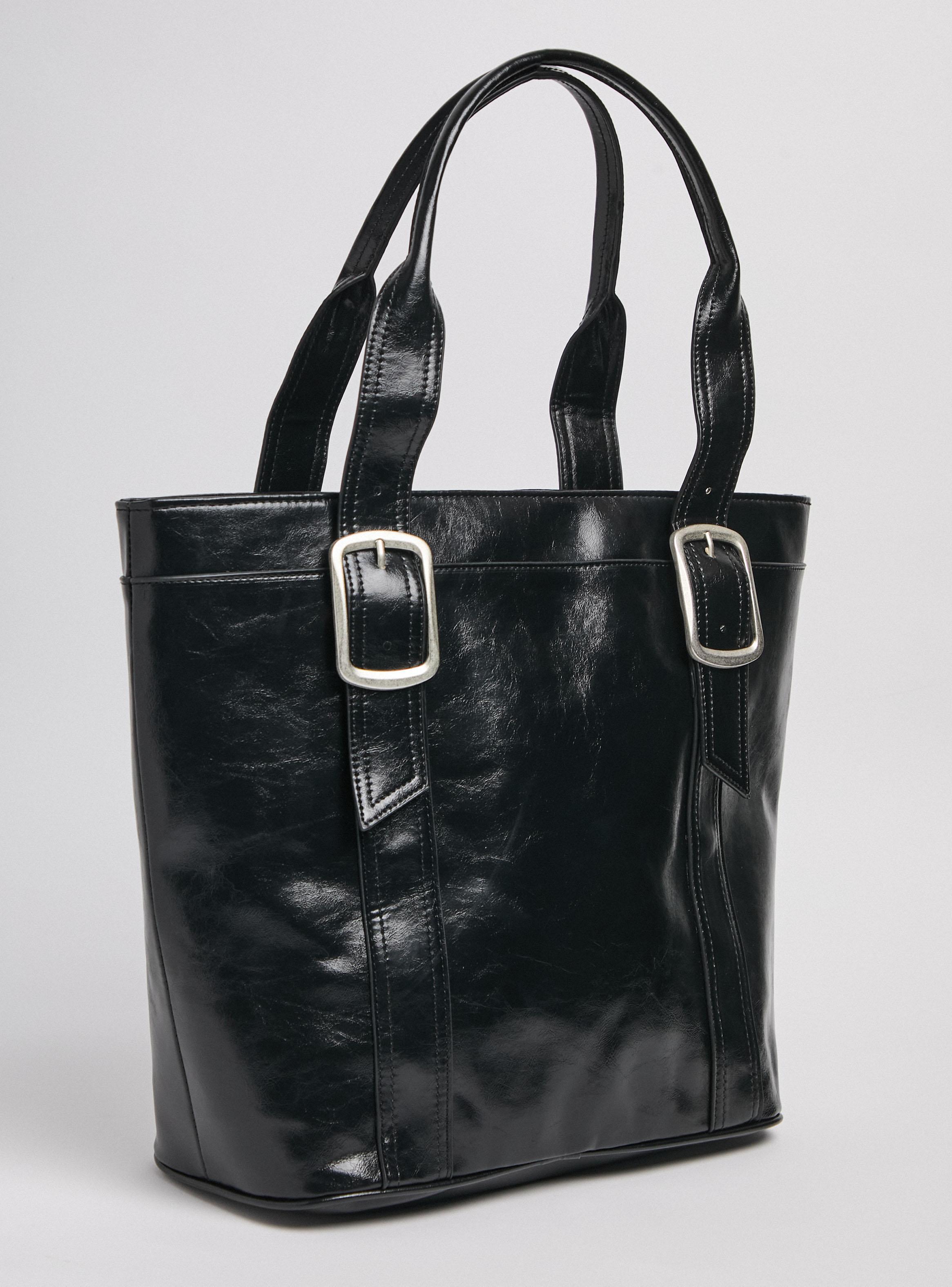 Cartera de Hombro Tipo Tote Hebillas-3