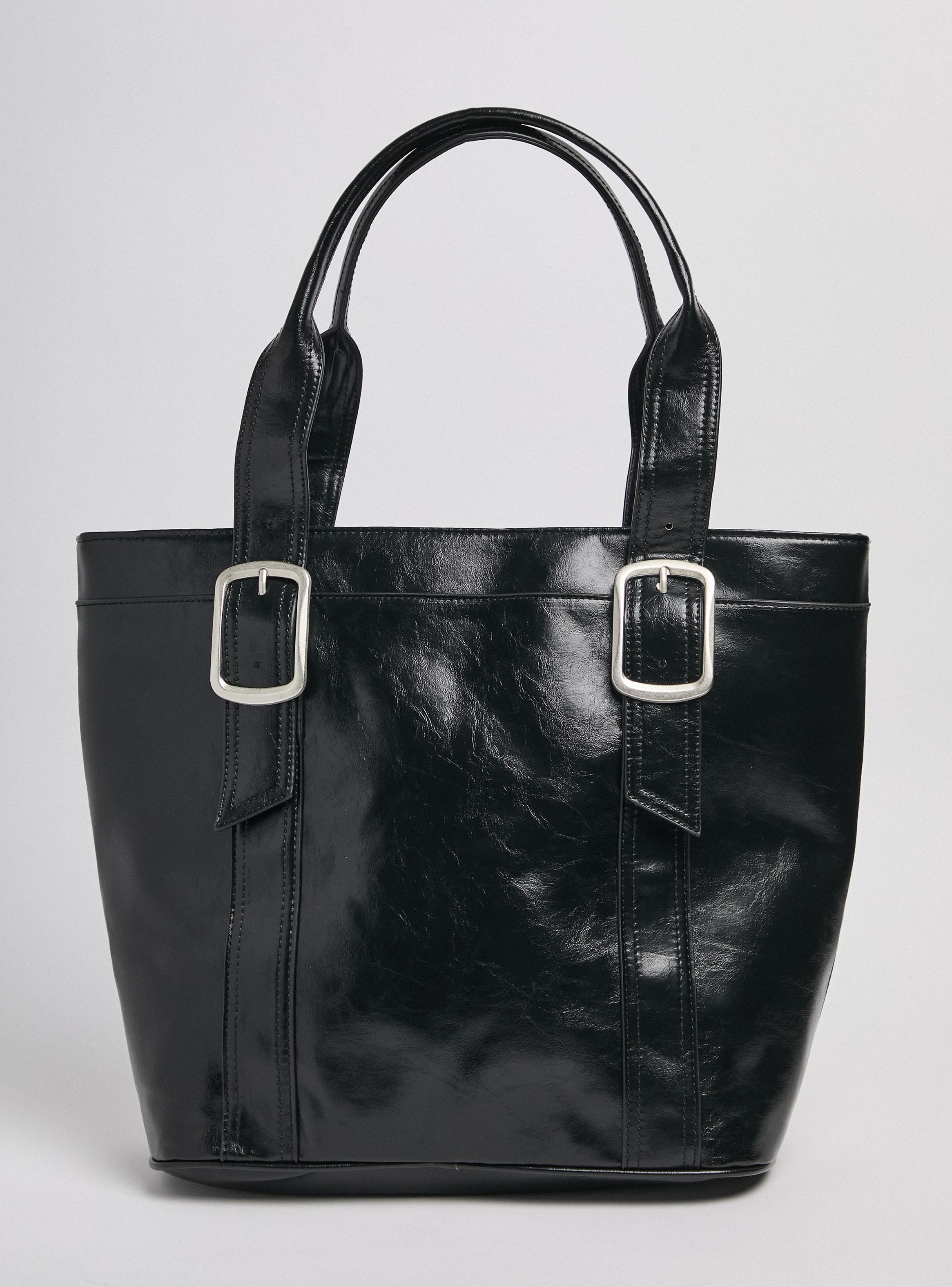 Cartera de Hombro Tipo Tote Hebillas-2