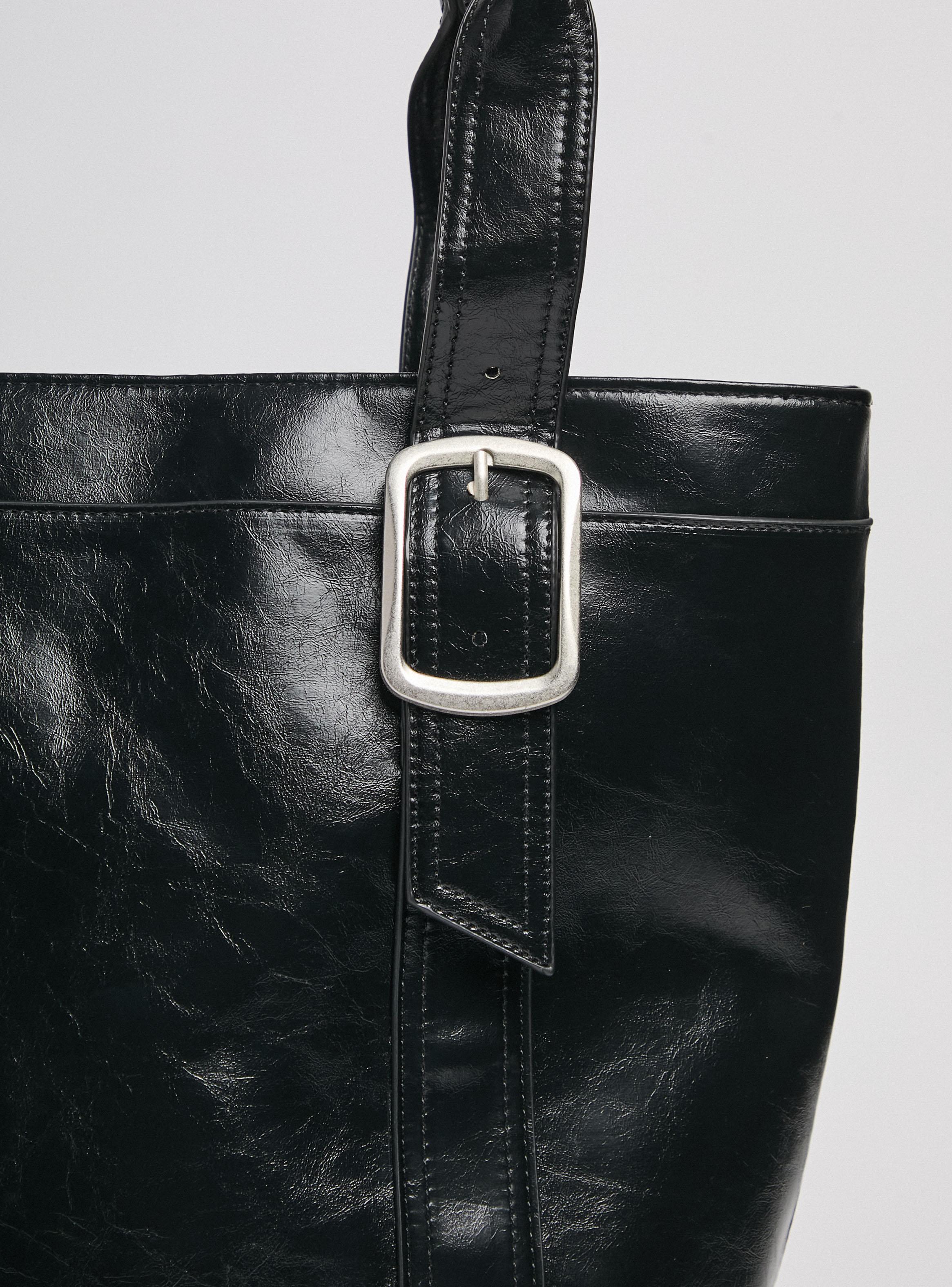 Cartera de Hombro Tipo Tote Hebillas-6