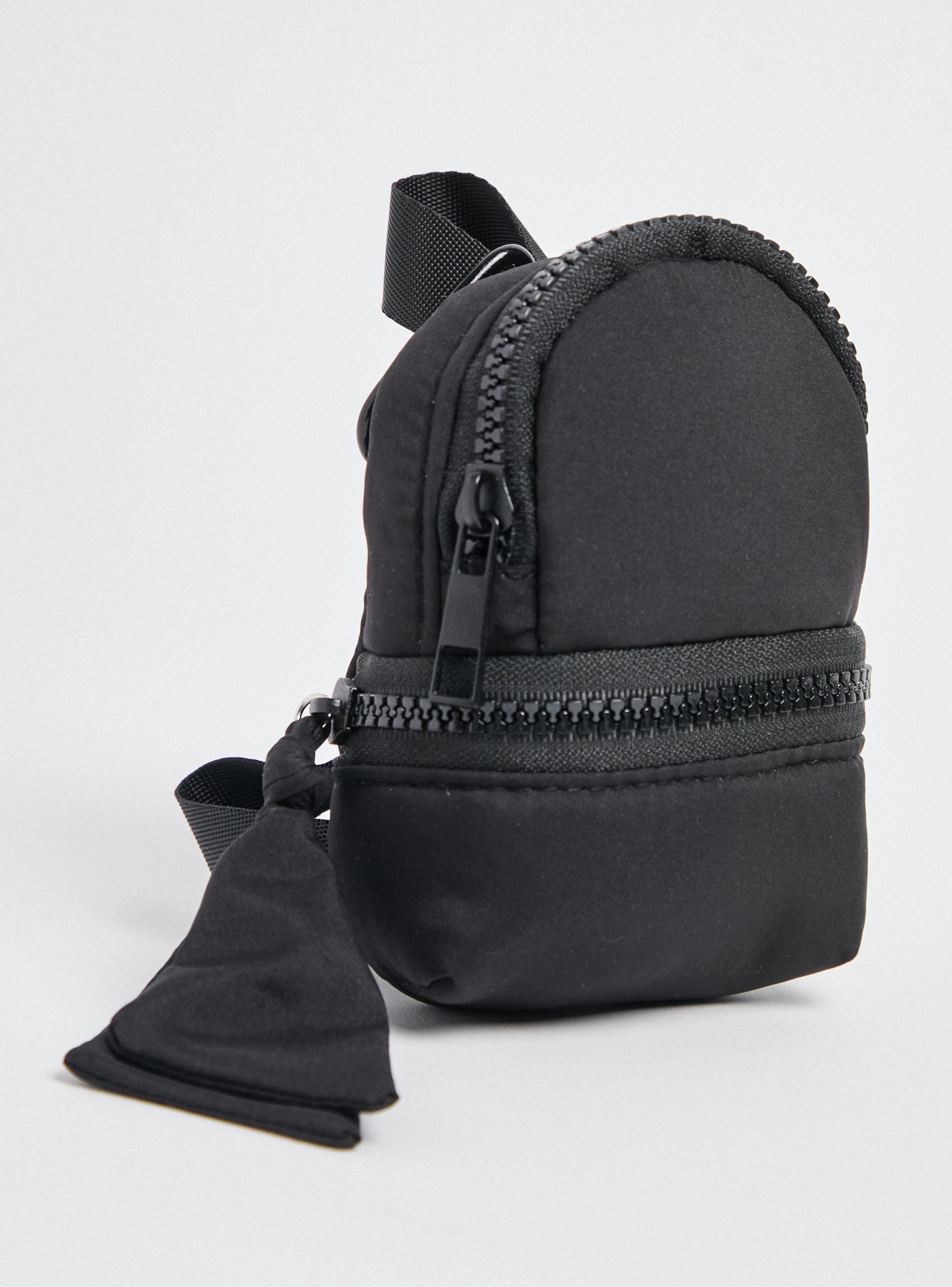 Llavero Mini Mochila con Charm Tela-3