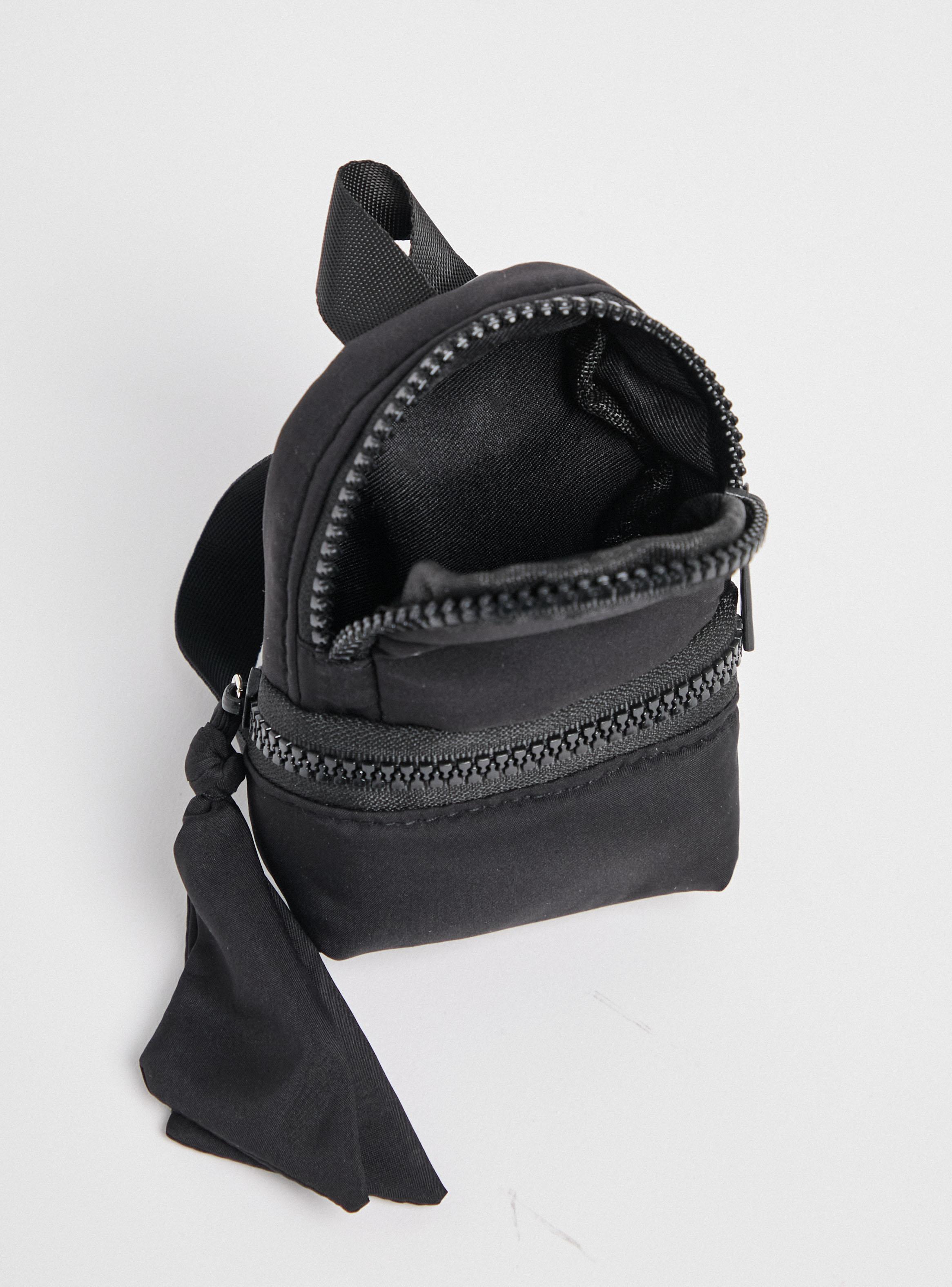 Llavero Mini Mochila con Charm Tela-5