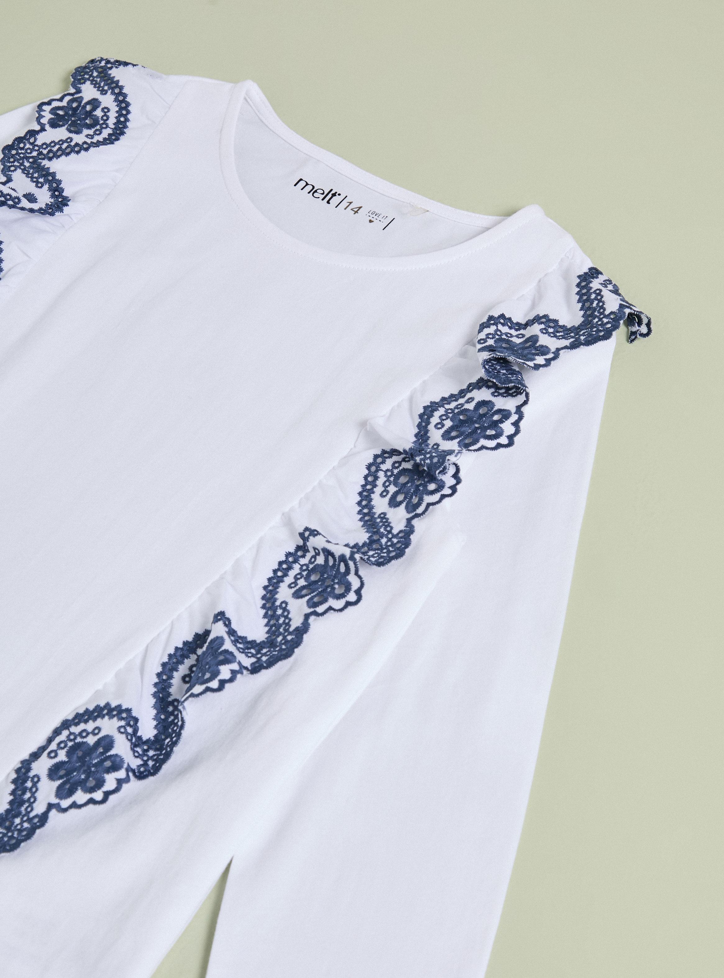 Polera Vuelos Frontales con Color-2