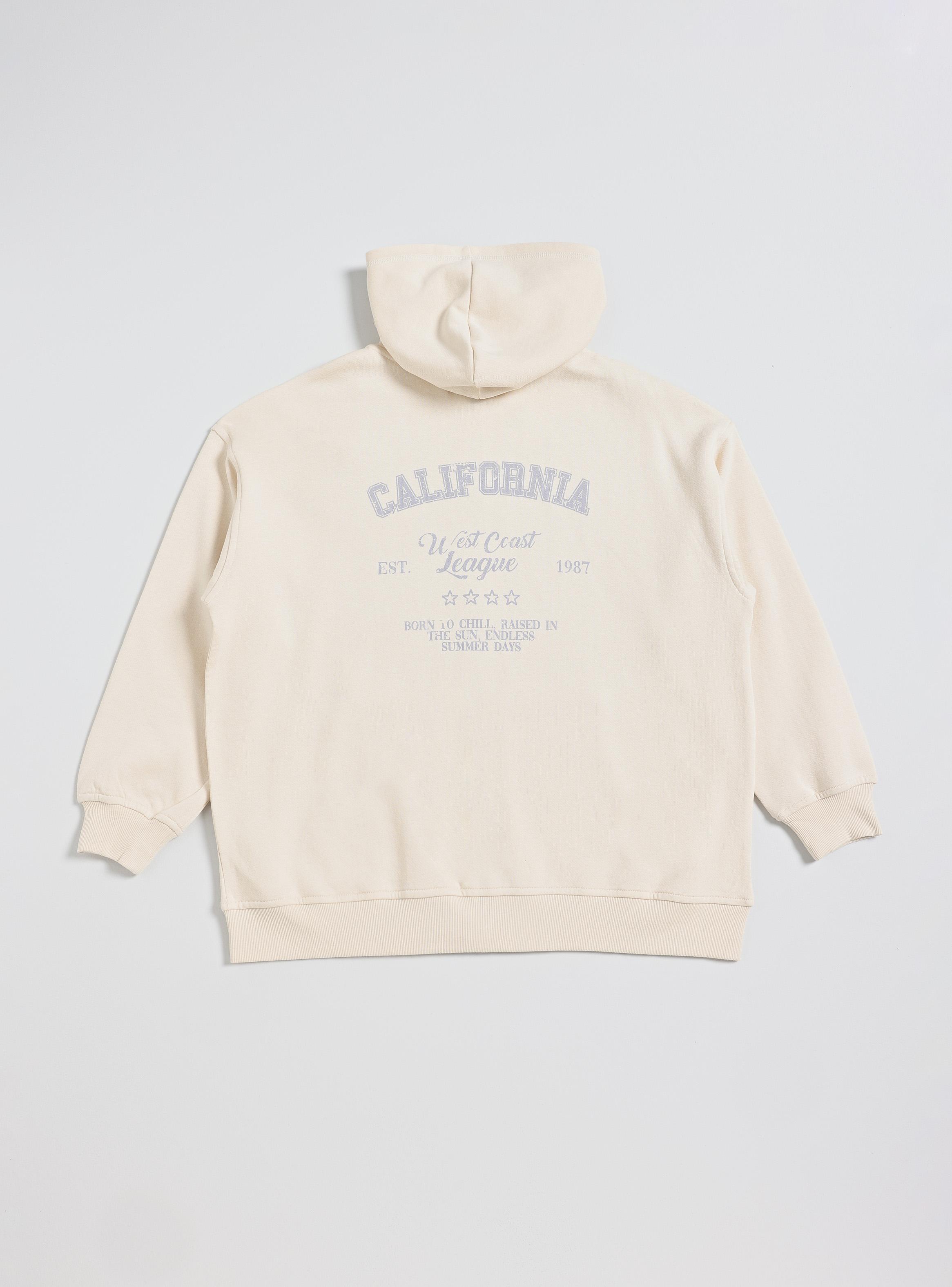 Polerón con Cierre y Estampado en Espalda-2