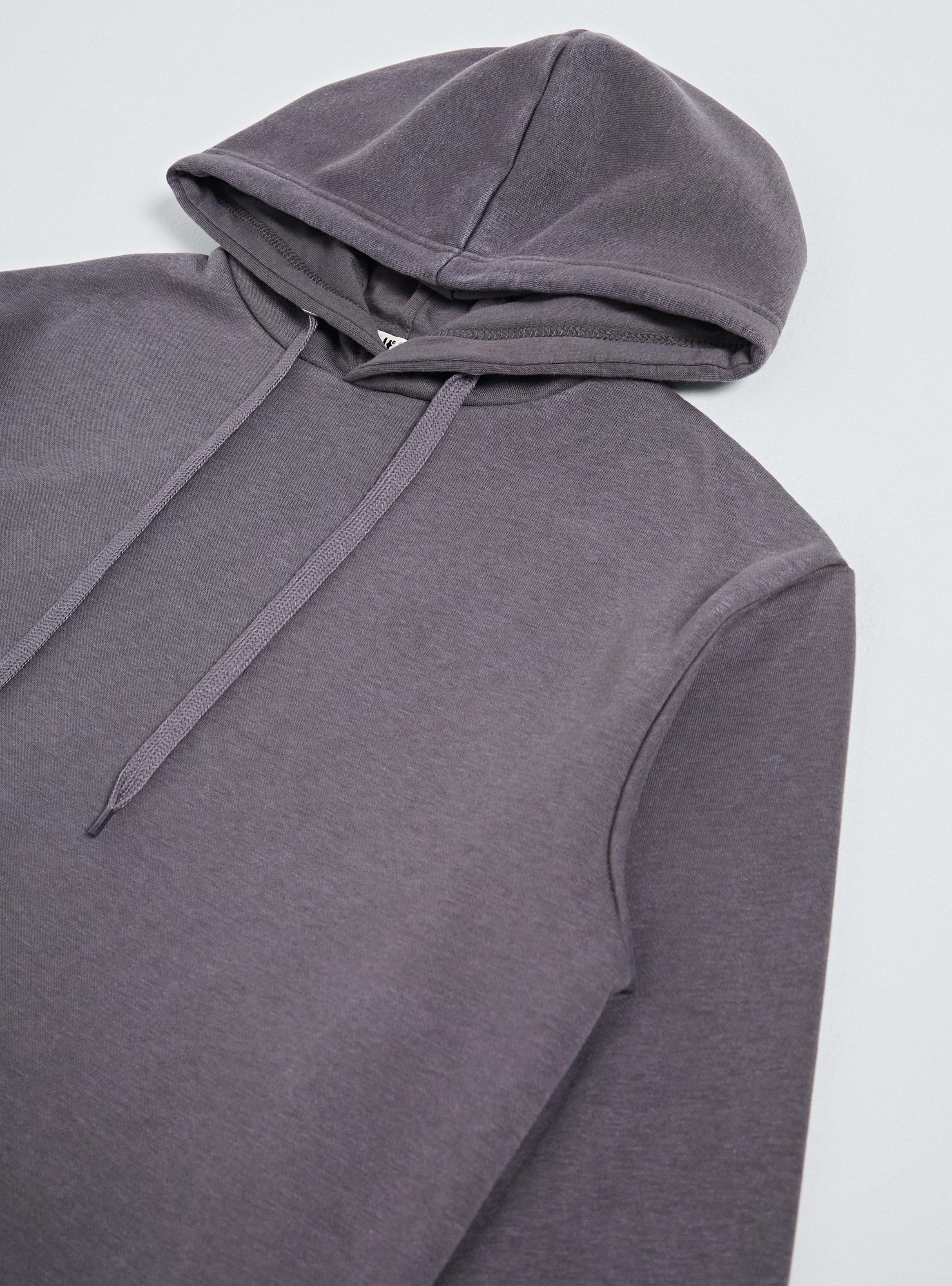 Polerón Oversize Color con Bolsillo Frontal-3