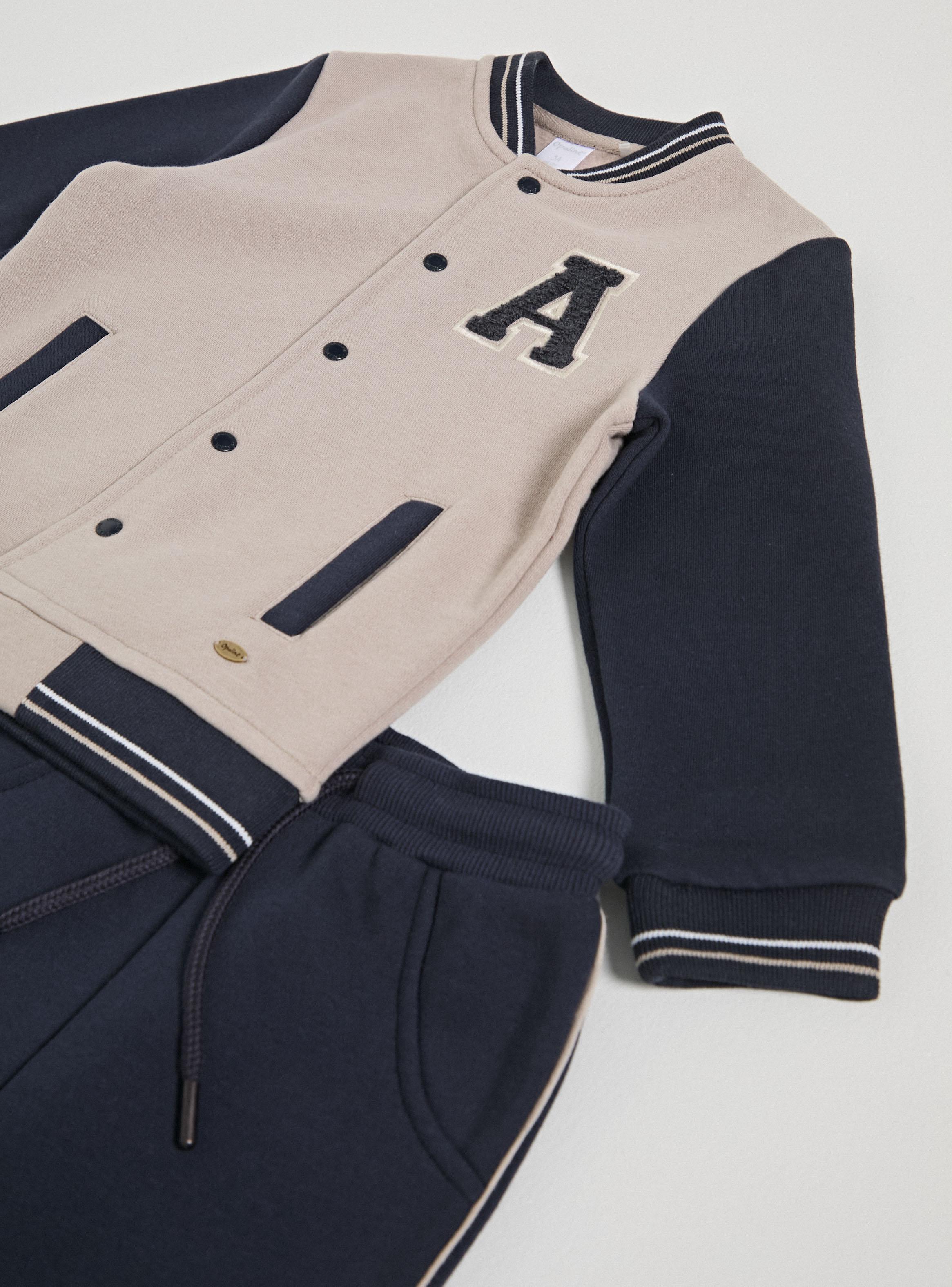 Conjunto Estilo Varsity Tono Bicolor-3