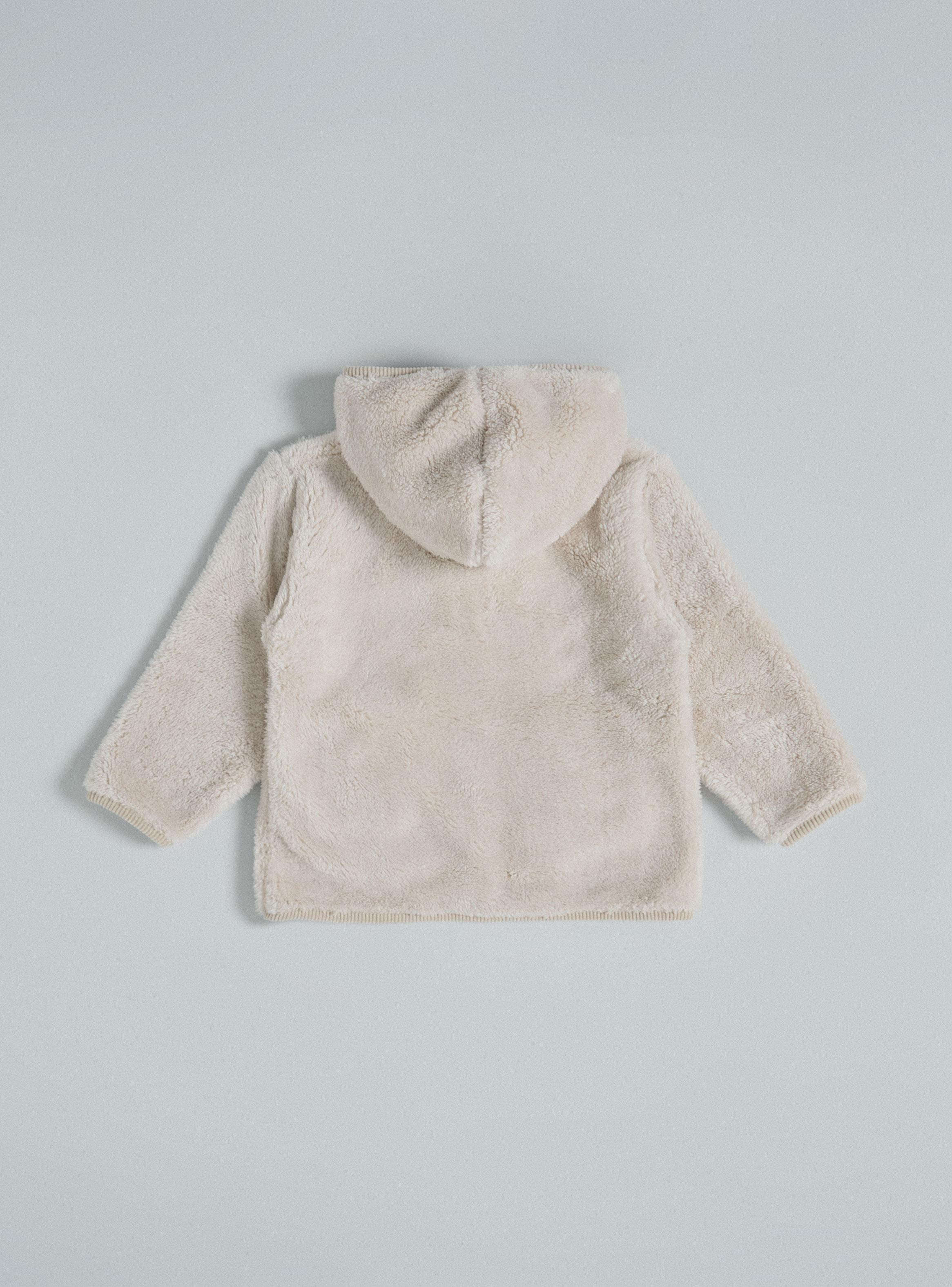 Chaqueta Sherpa Forro Estampado Floral-2