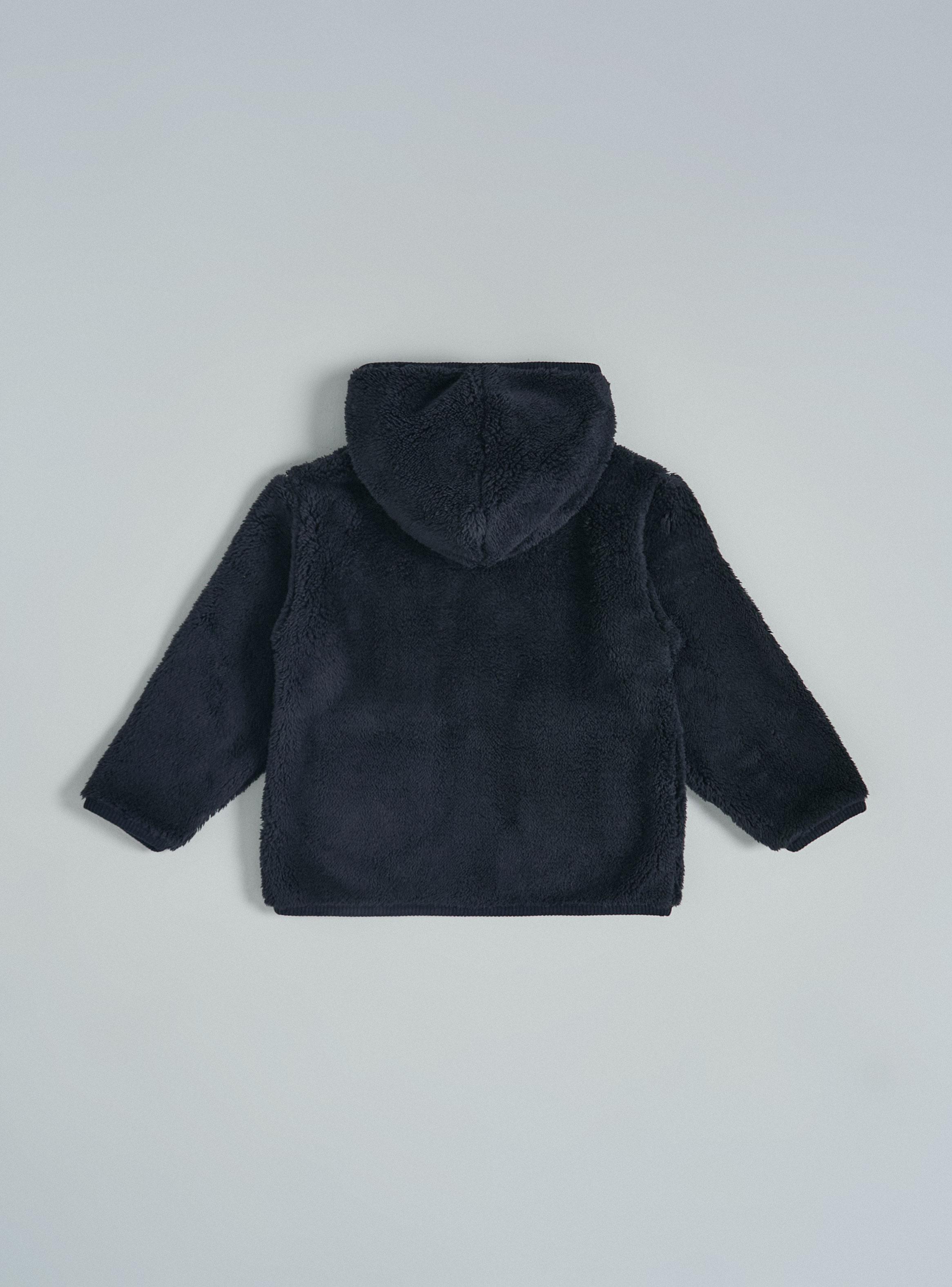 Chaqueta Sherpa Forro Estampado Rayas-2