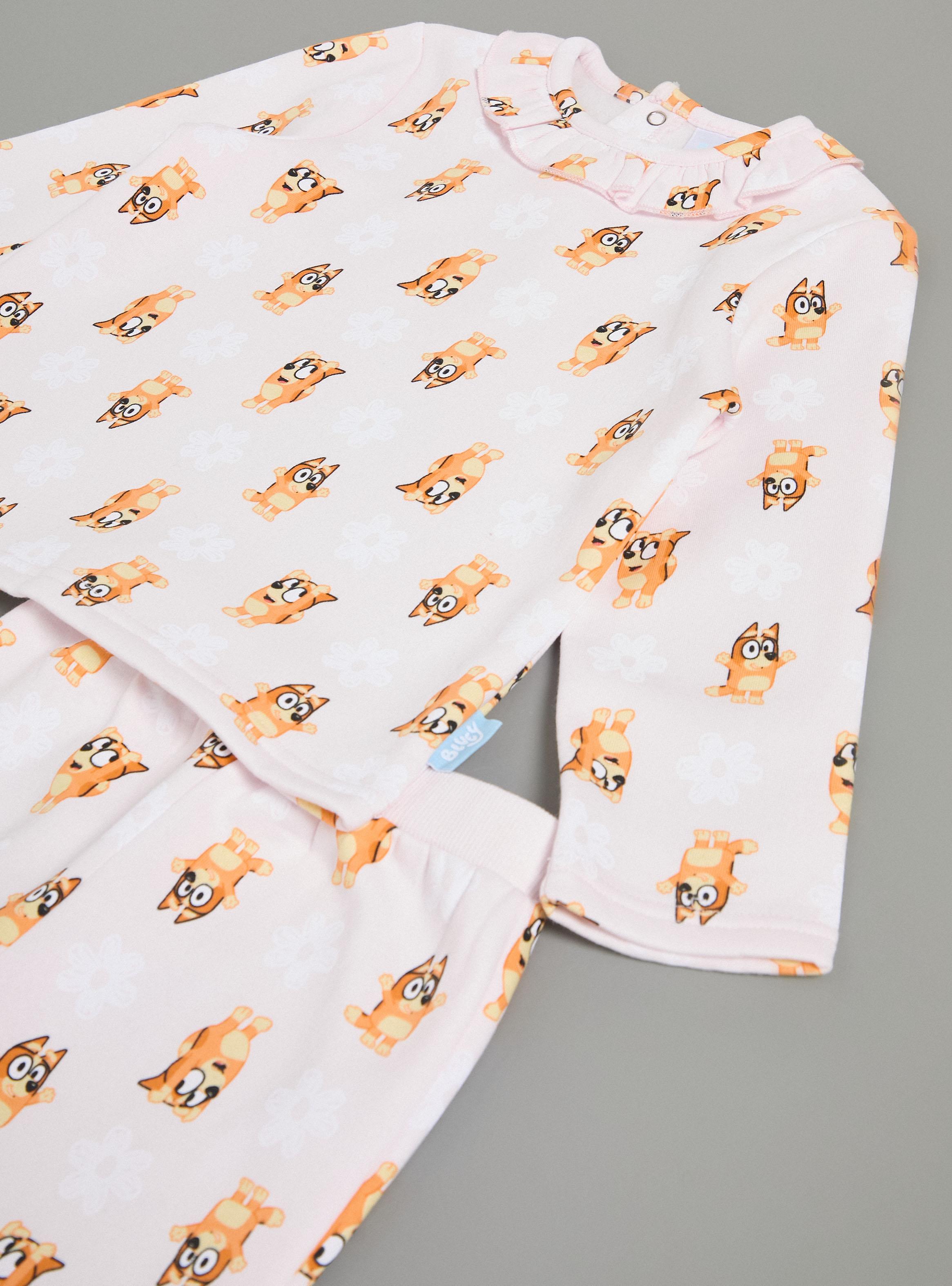 Pijama Rosado Full Estampado Bingo-3