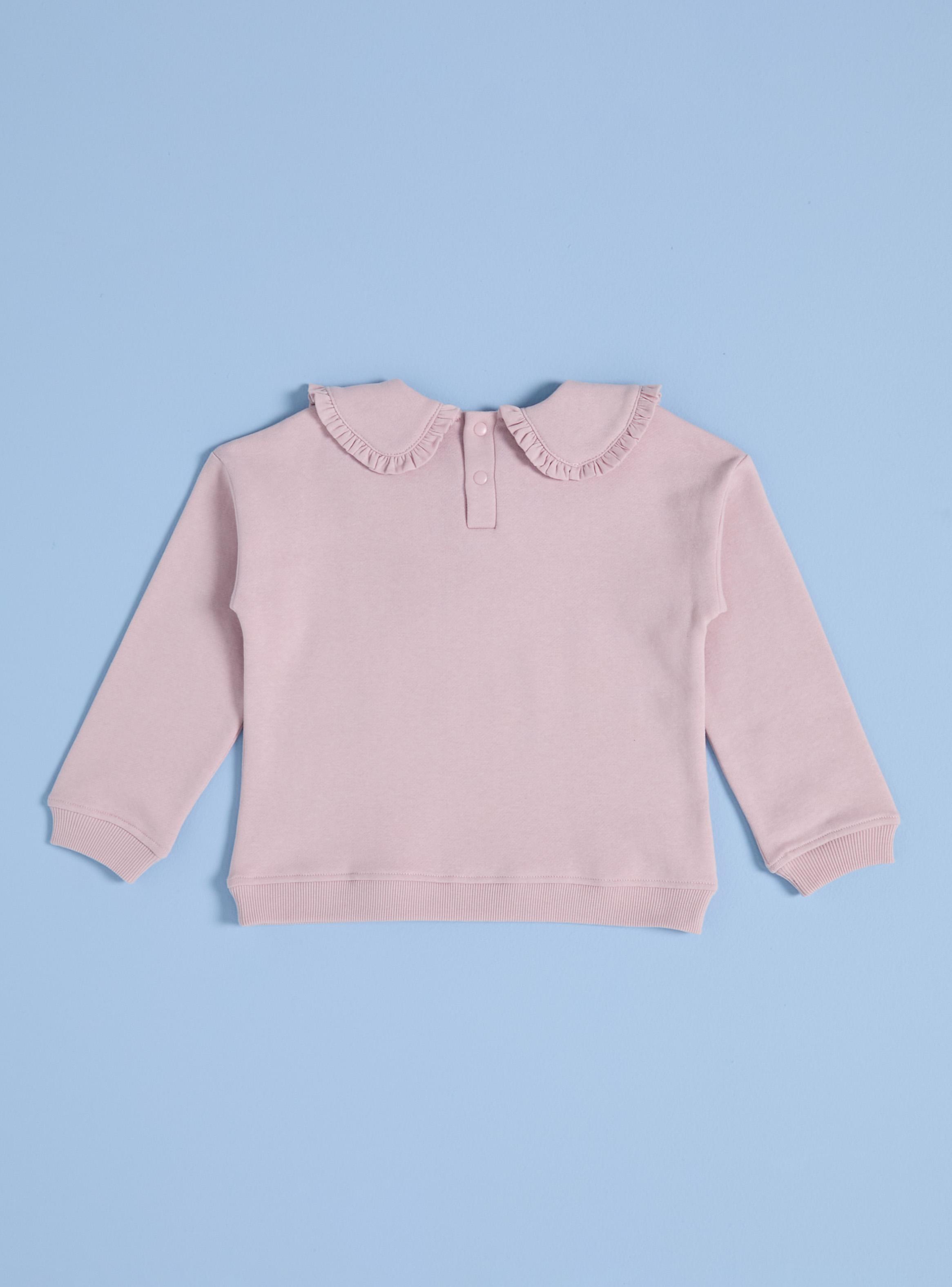 Polerón Minnie Mouse con Cuello Vuelos y Cinta-2