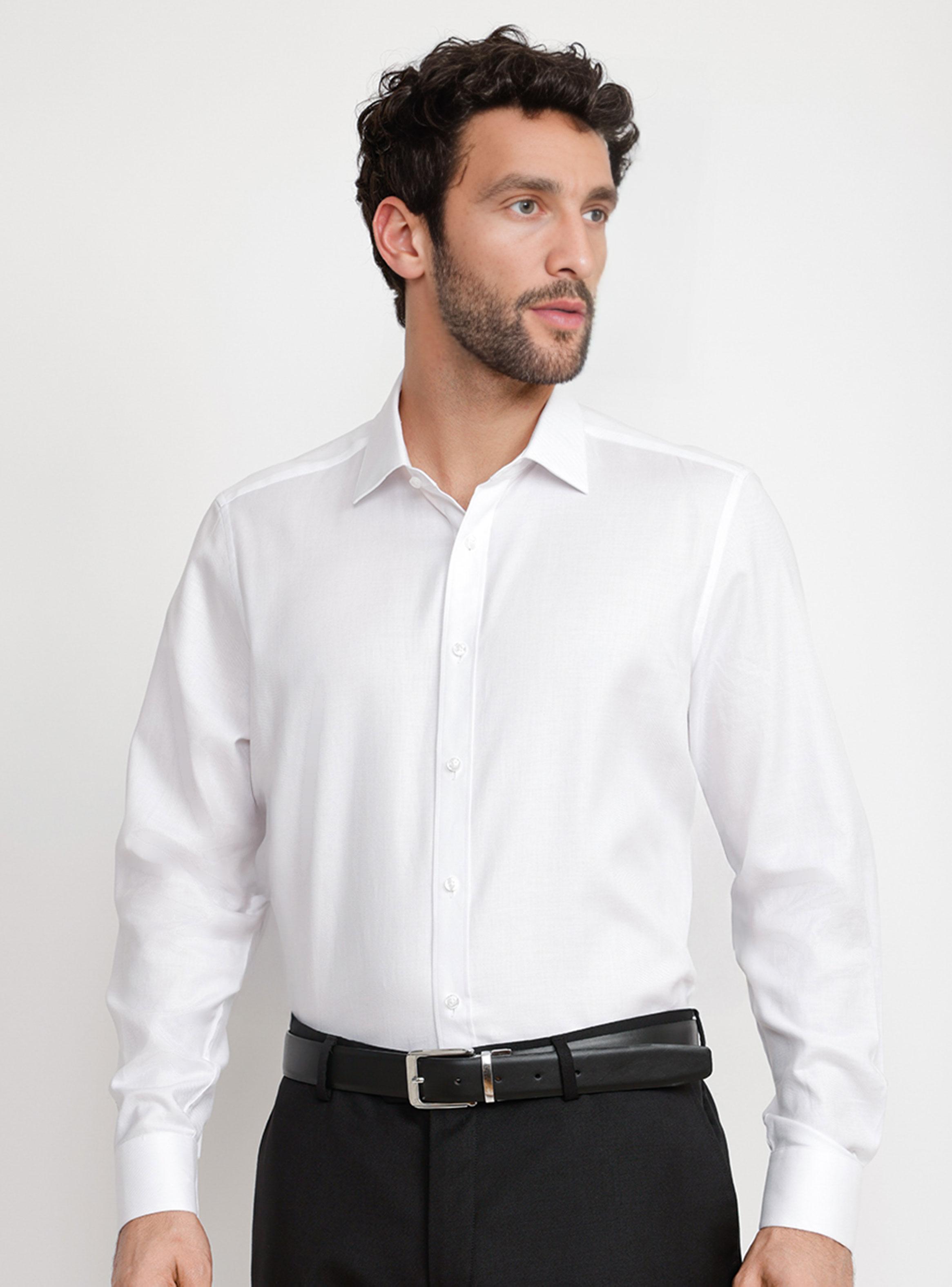 Camisa Twill Manga Larga-0