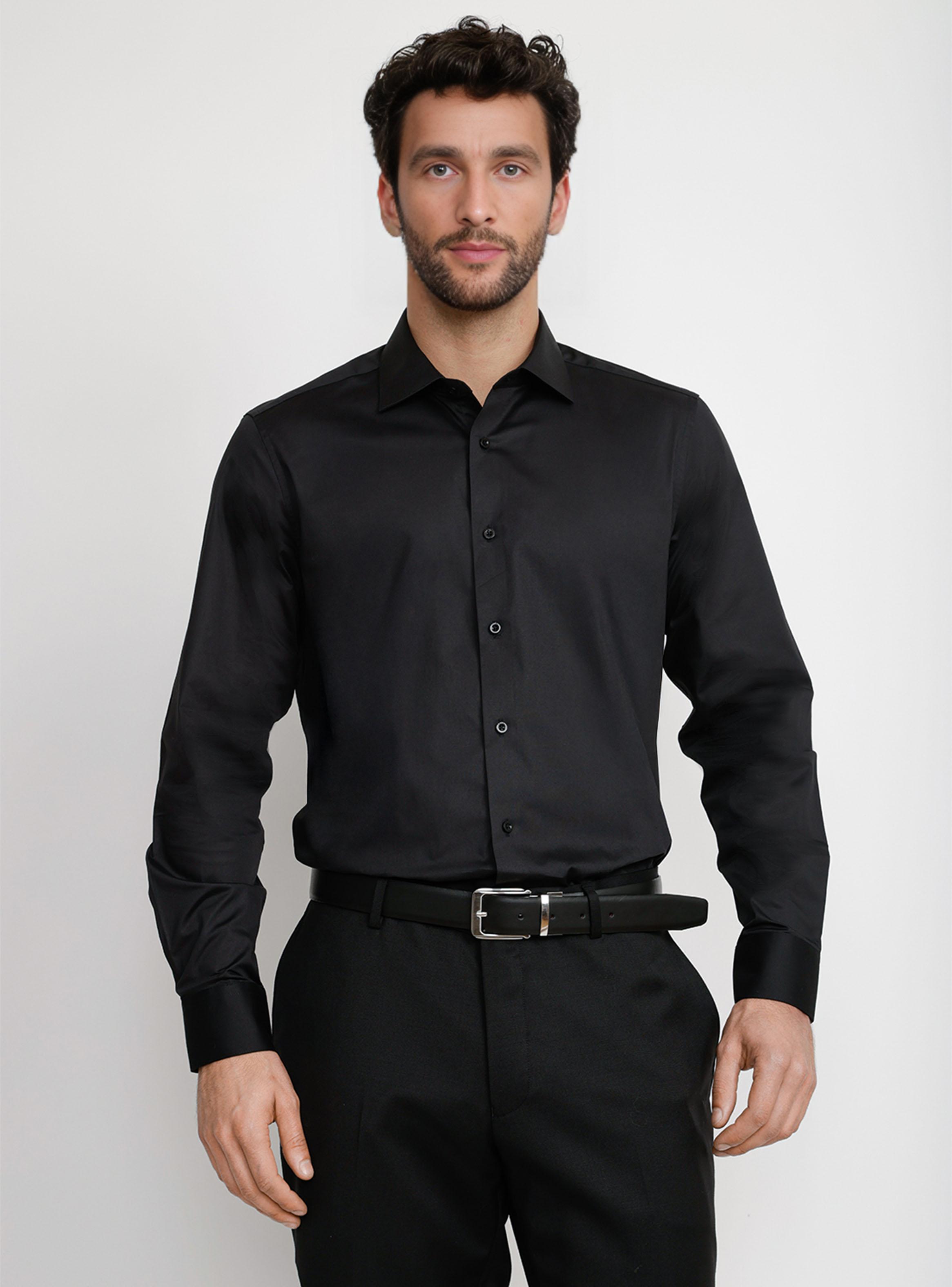 Camisa Lisa Manga Larga Dynamic-0