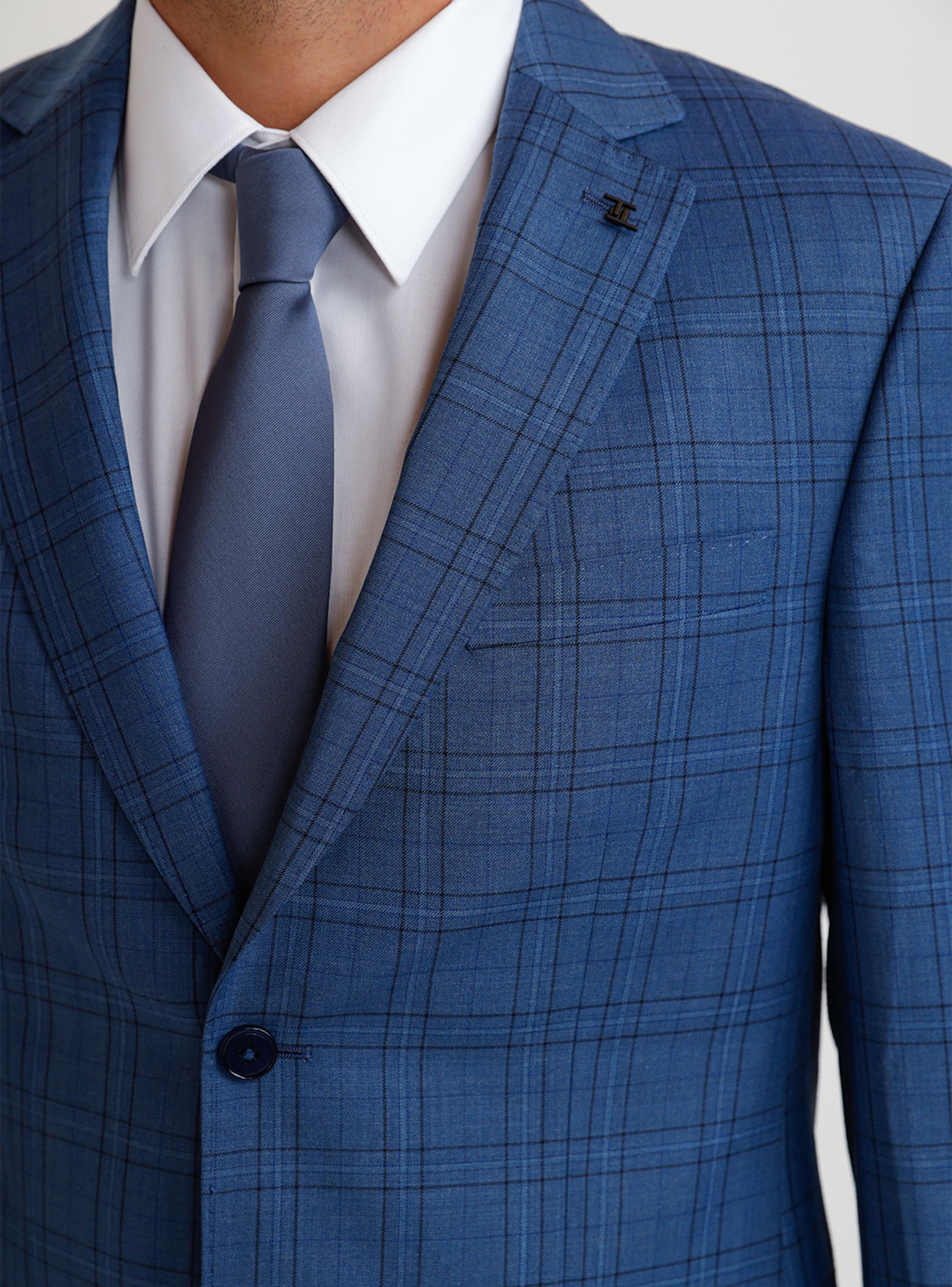 Chaqueta Executive Cuadros Slim Fit-2