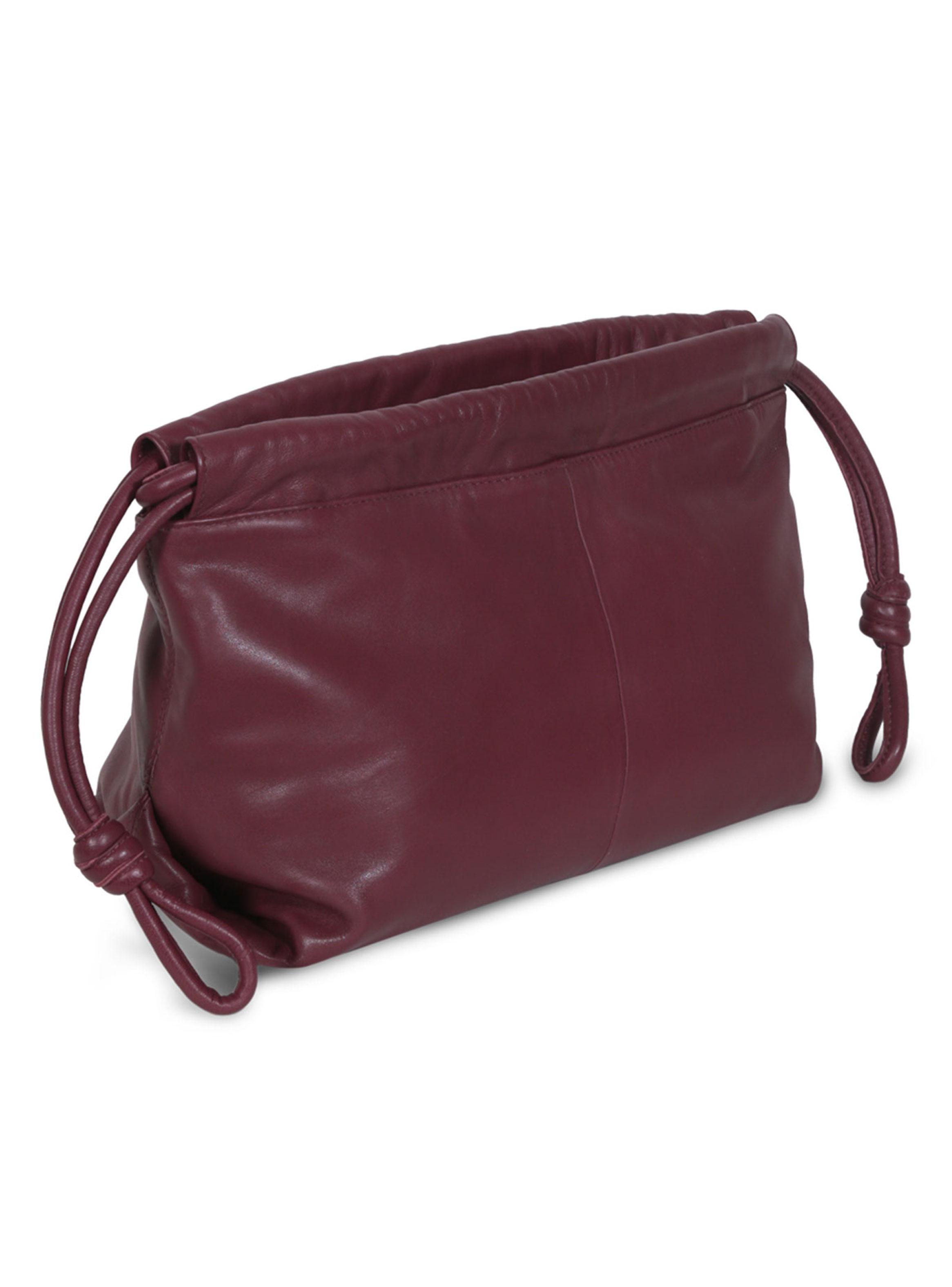 Cartera Gold Chain Burgundy Scrunchie M-2