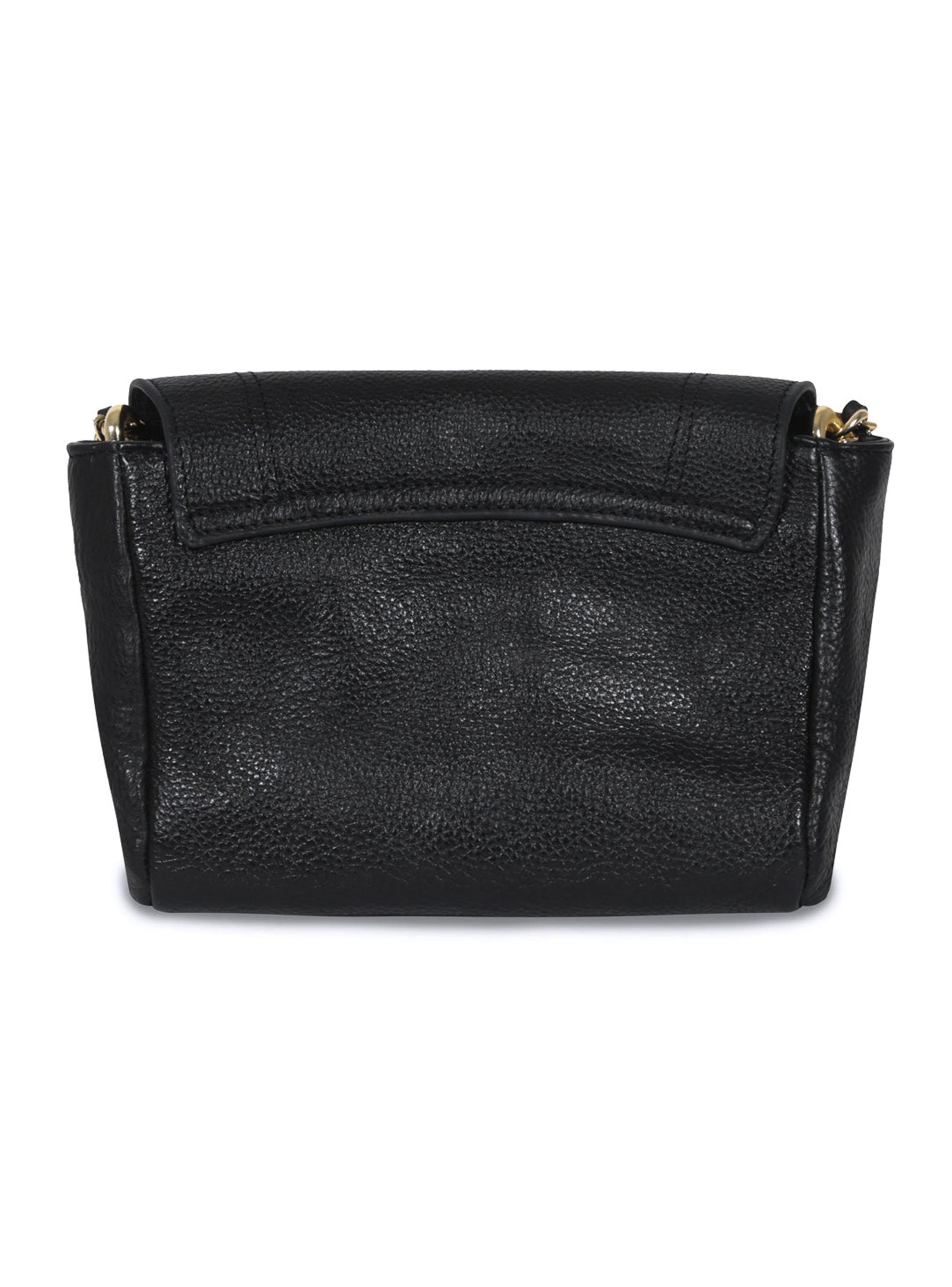 Cartera Chain Gold Leather Bag-1