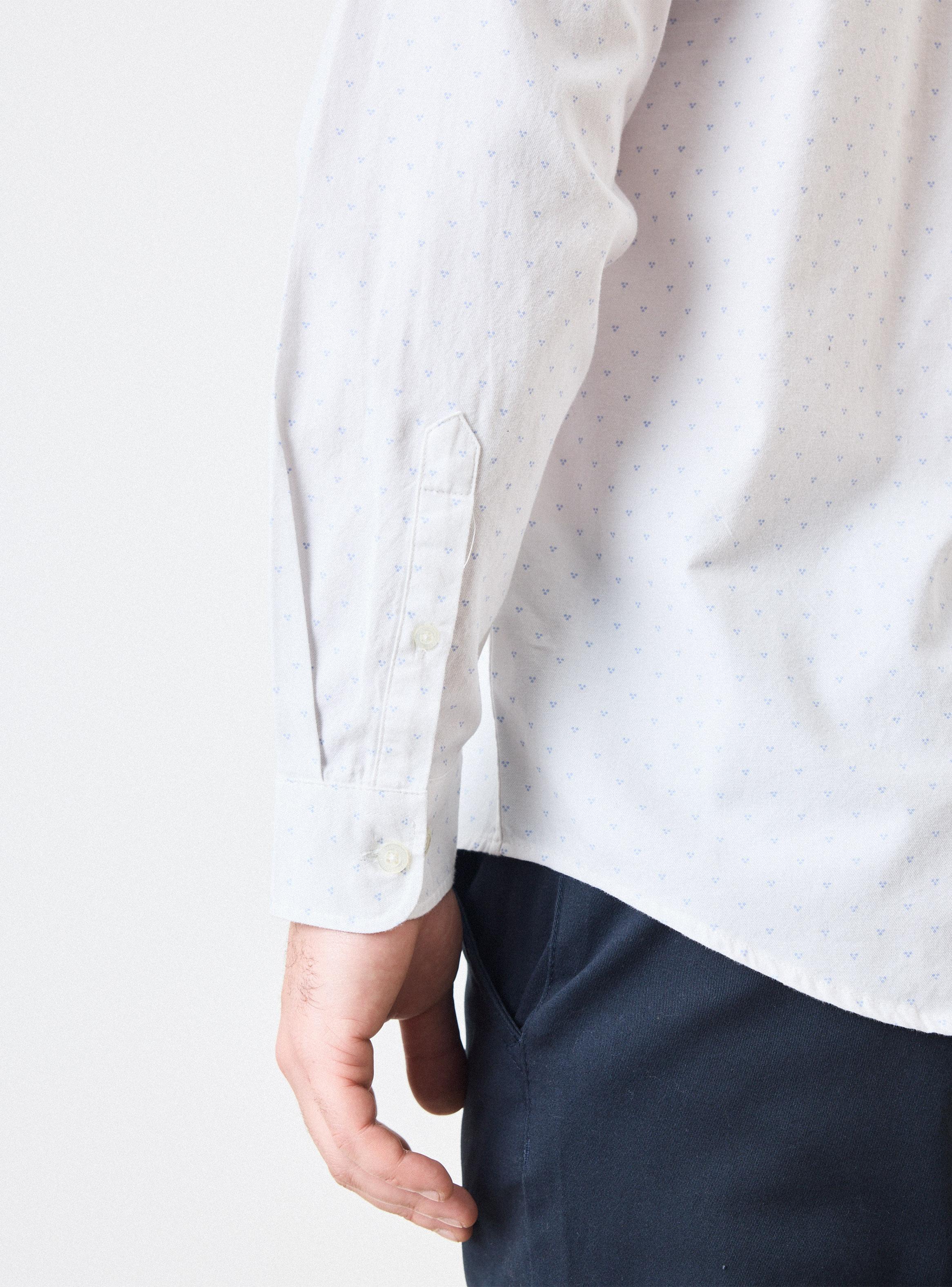 Camisa Semi Oxford Algodón Print-3