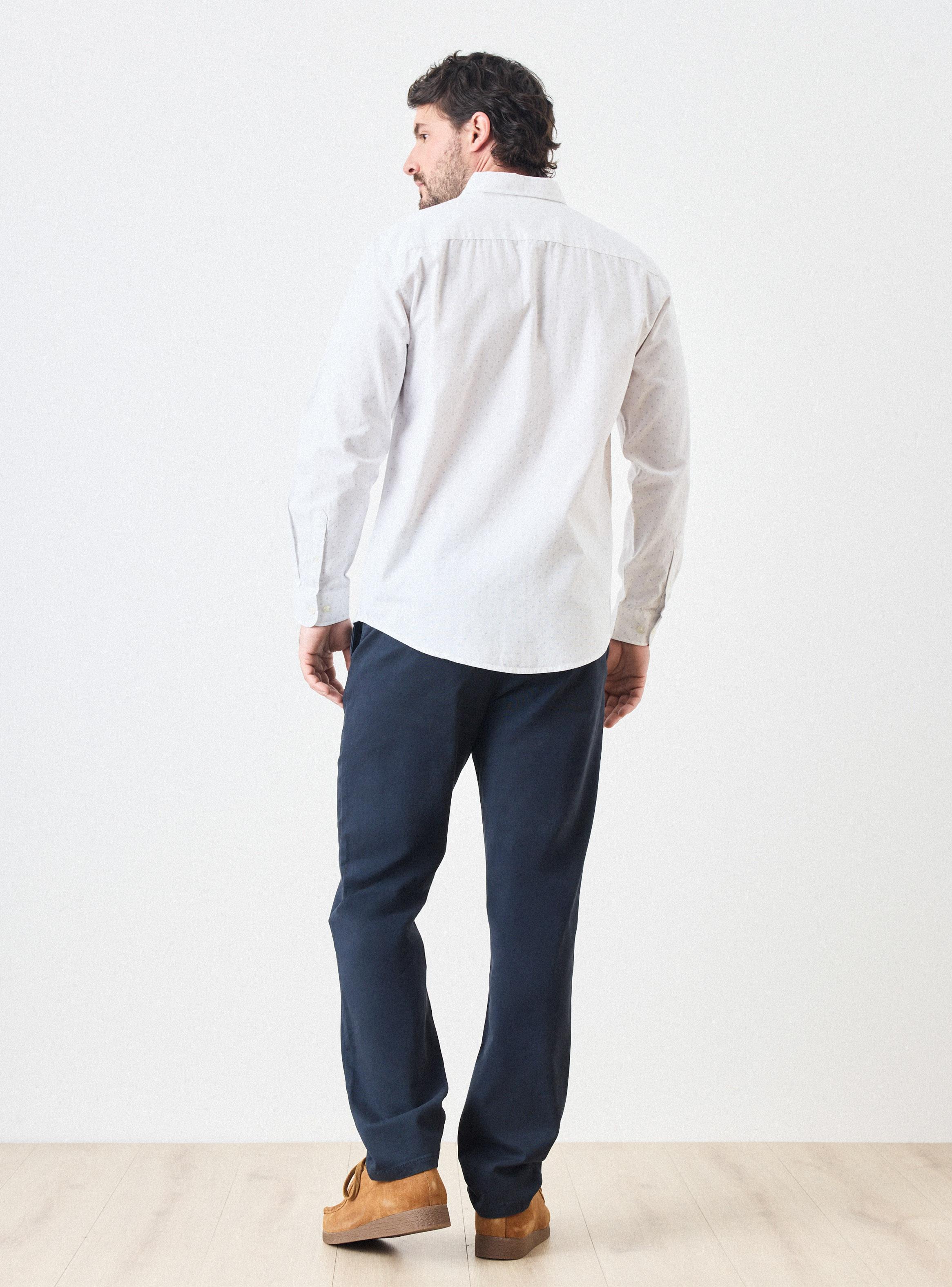 Camisa Semi Oxford Algodón Print-5