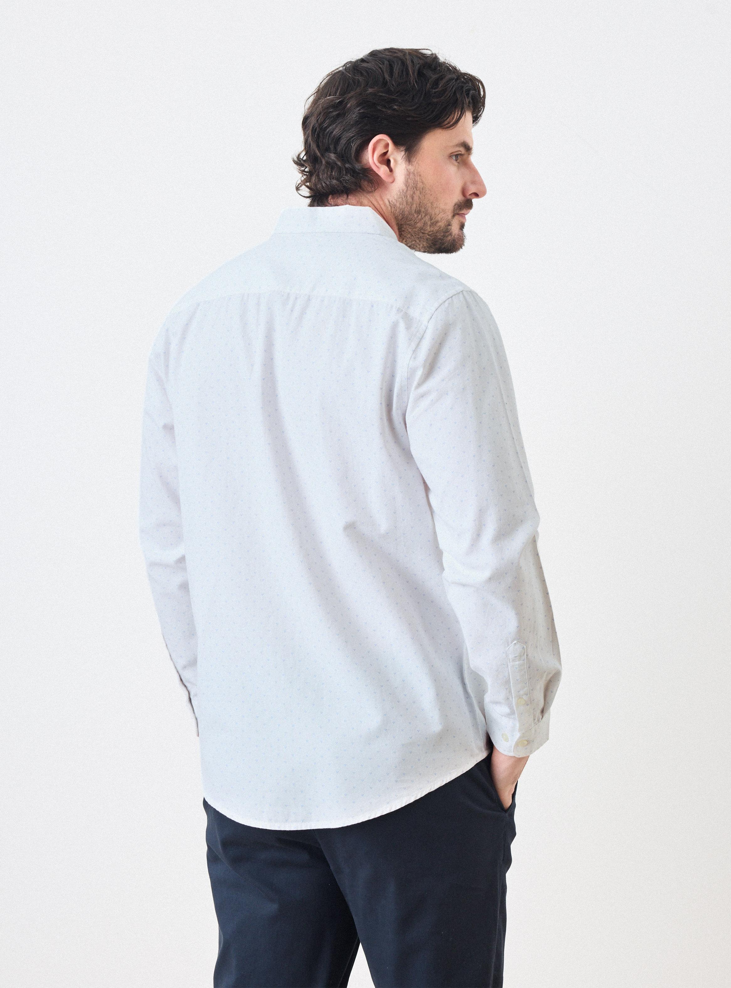 Camisa Semi Oxford Algodón Print-1