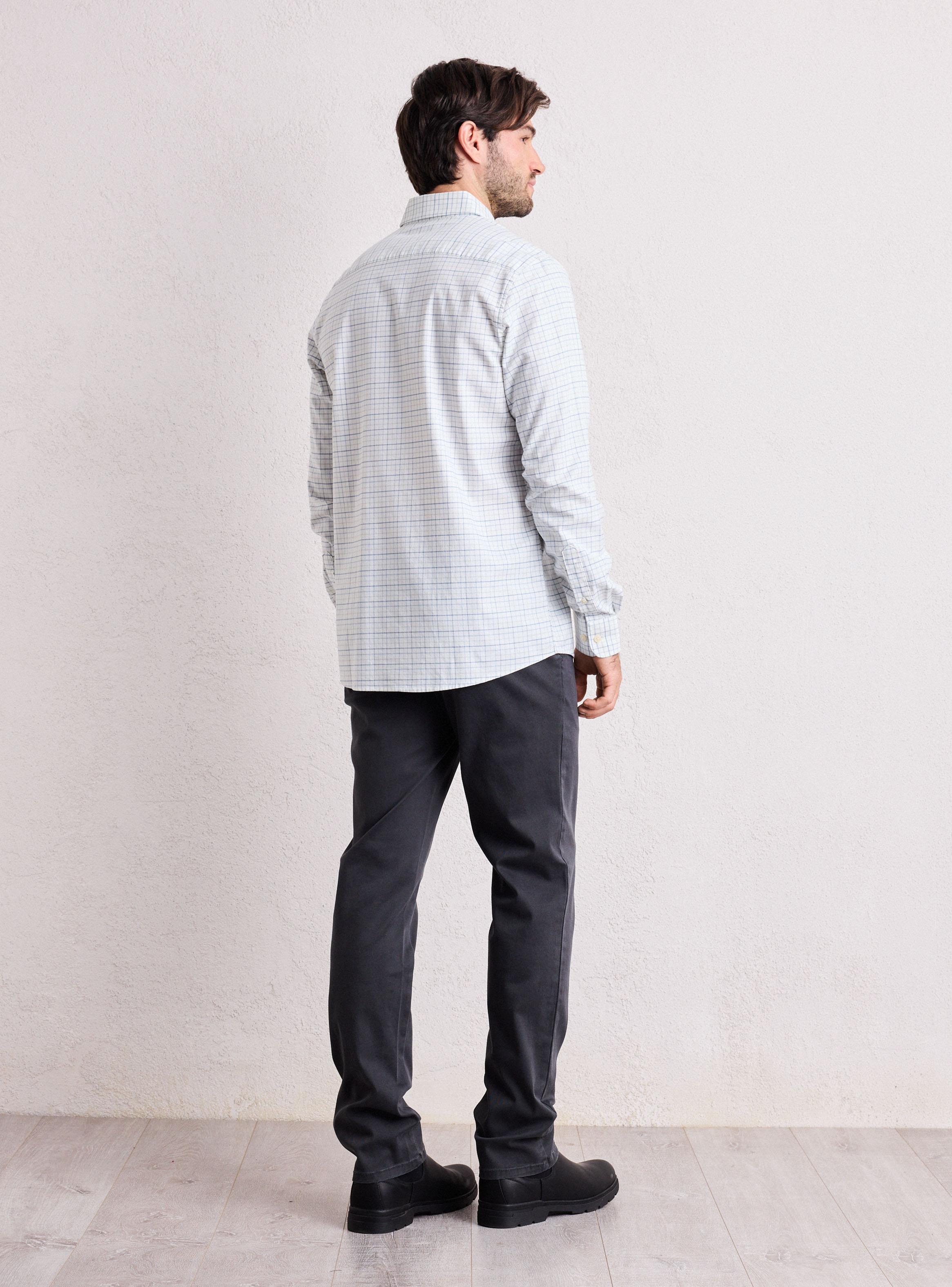 Camisa Manga Larga Cuadros Print-5