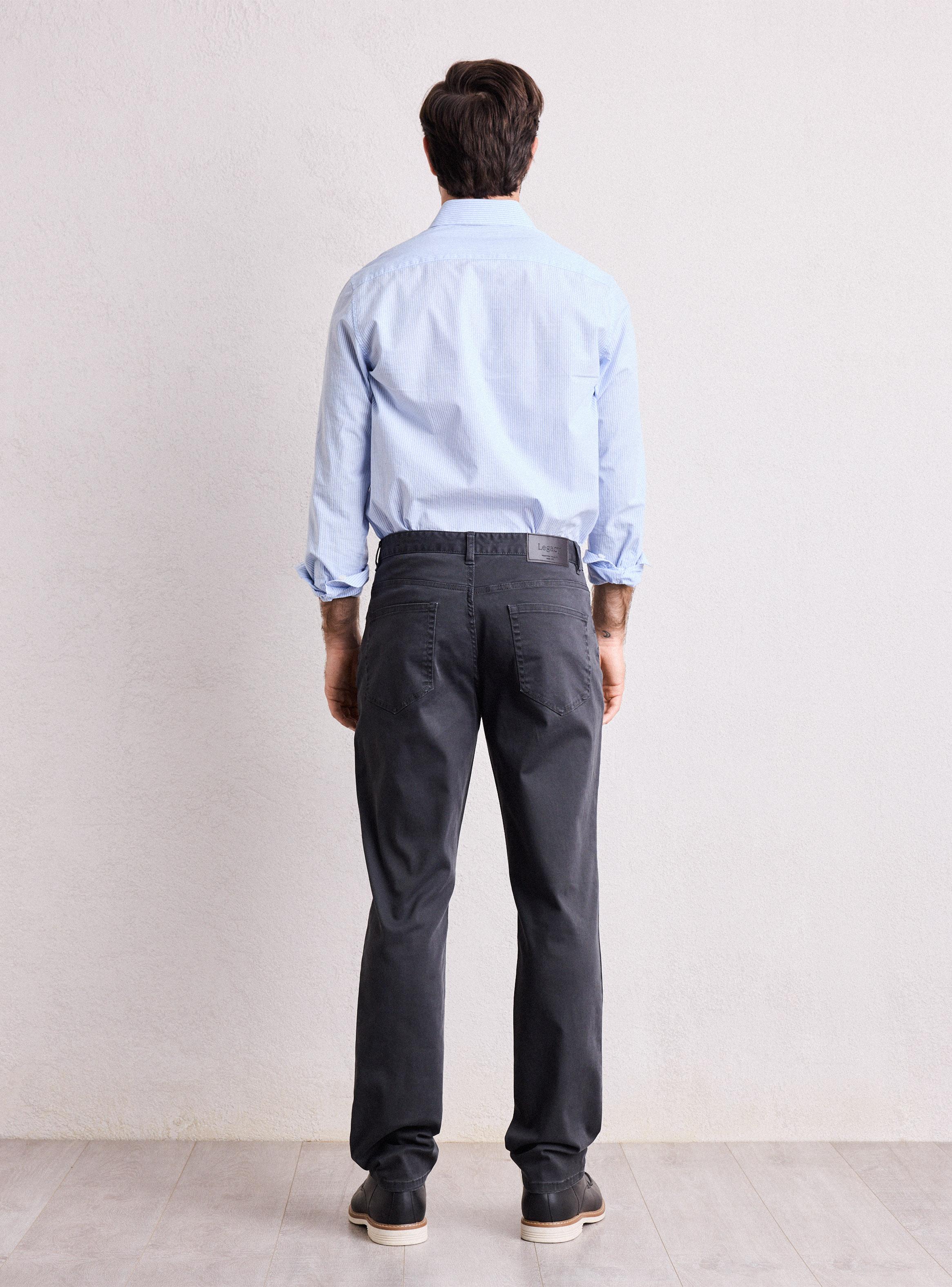 Pantalón Corte Chino Lyocell-5