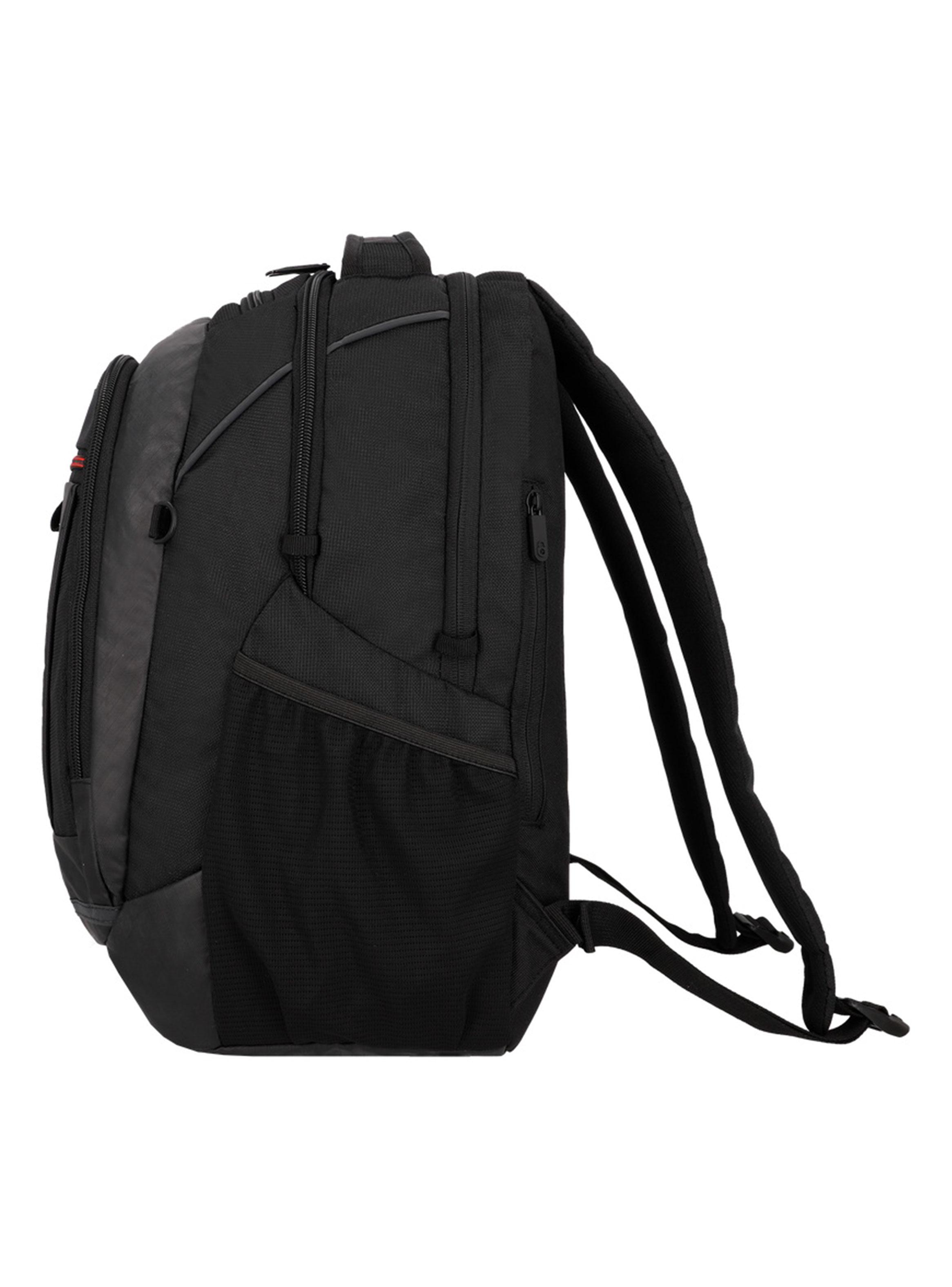 Mochila Notebook 15' Brooklyn Negro y Rojo-3