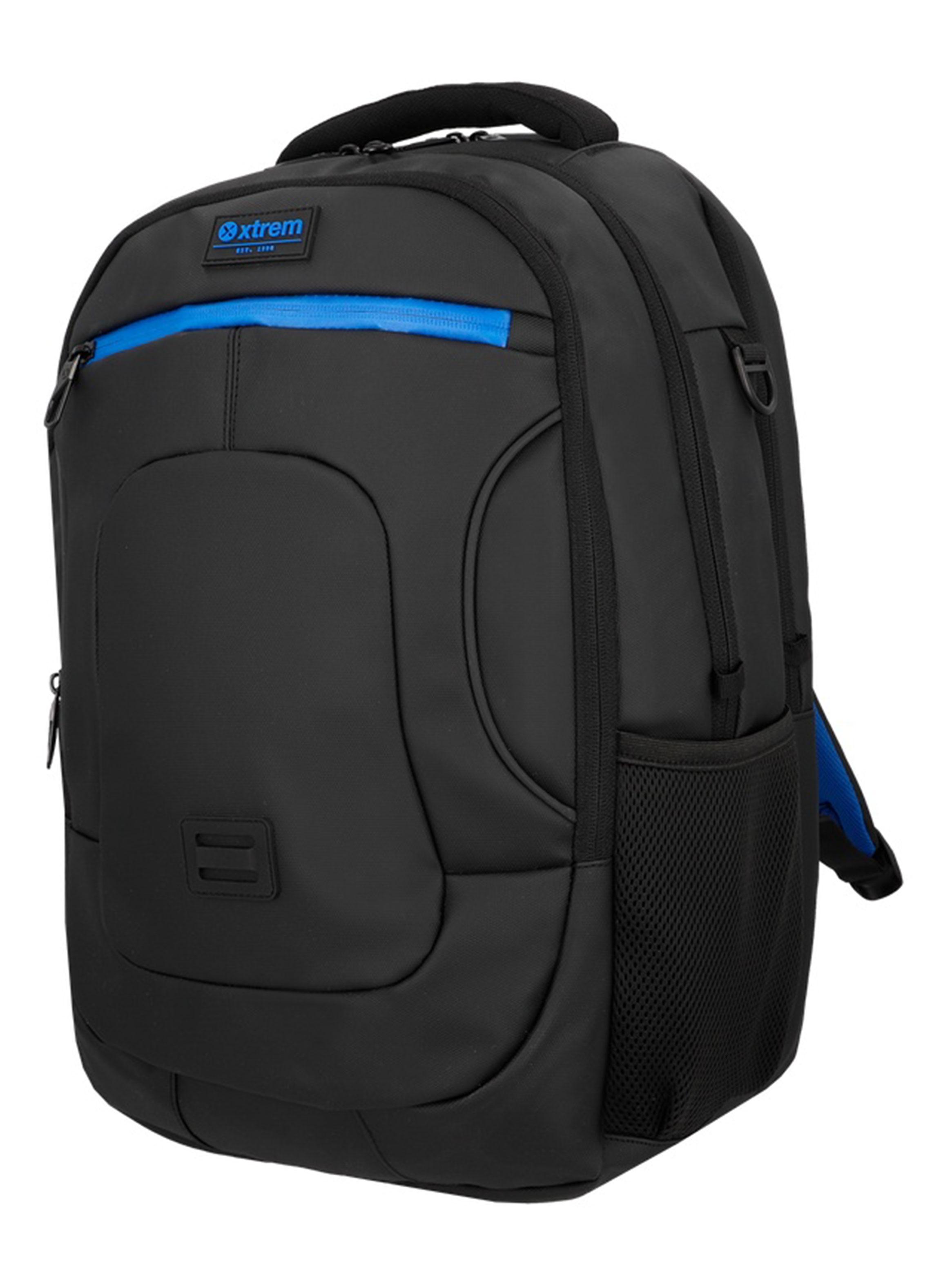 Mochila Notebook 16' Gamma Negro y Azul-2