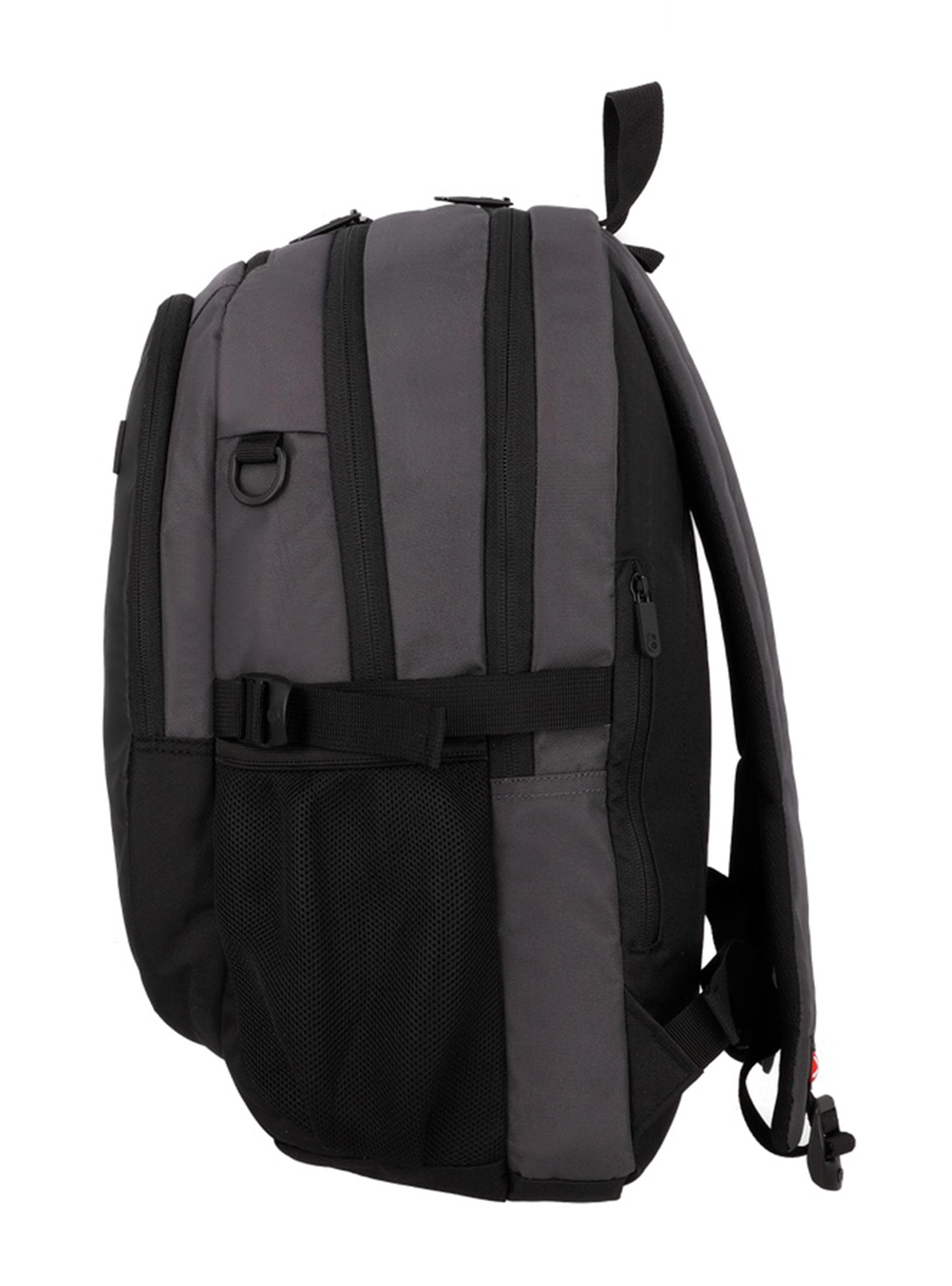 Mochila Notebook 16' Lennox Gris y Rojo-3