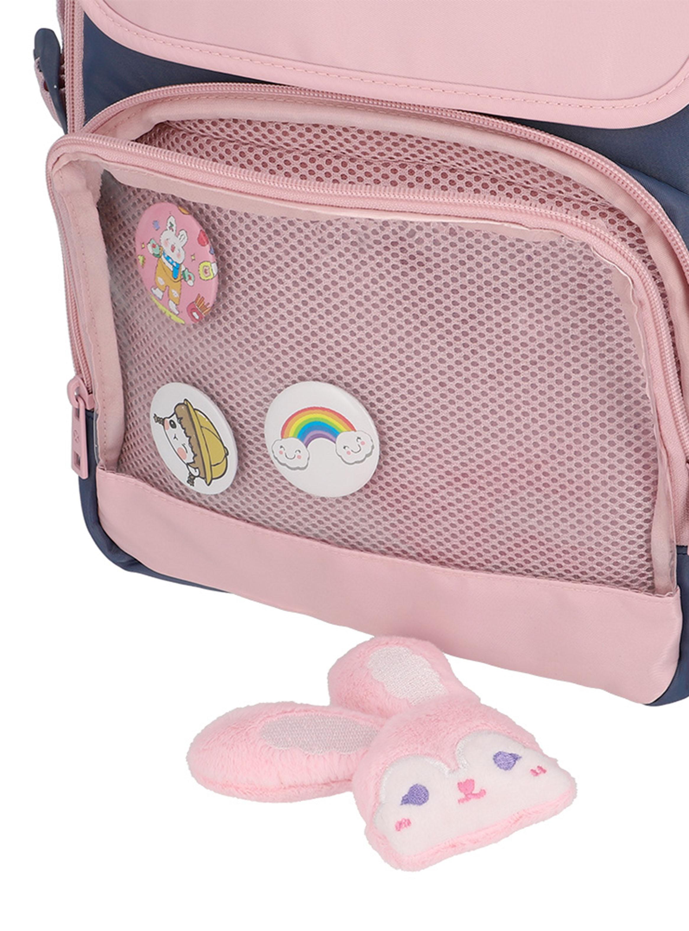 Mochila Notebook 15' Yuki Azul y Rosado-4