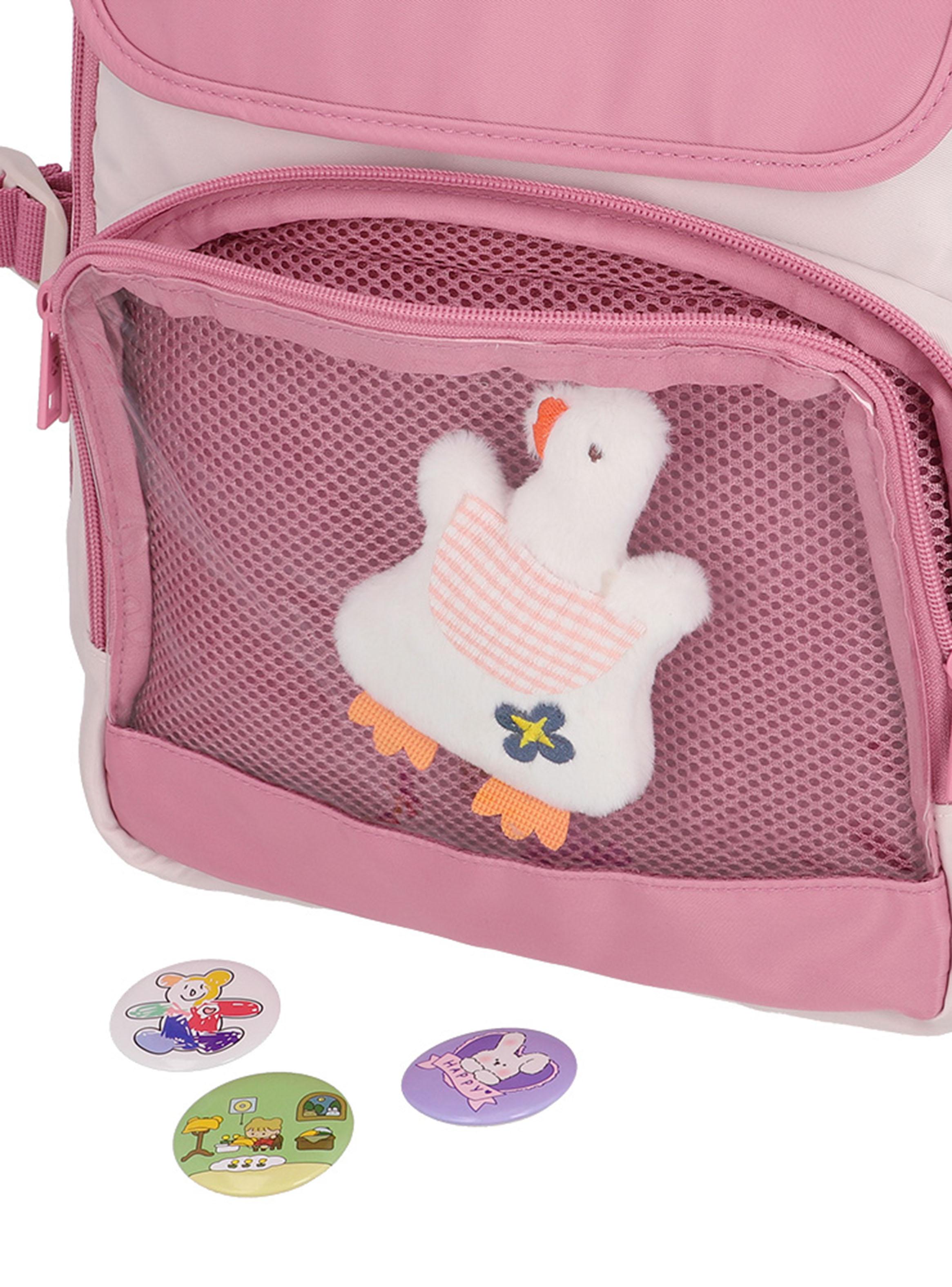 Mochila Notebook Yuki 6XT Beige Rosado 15'-4