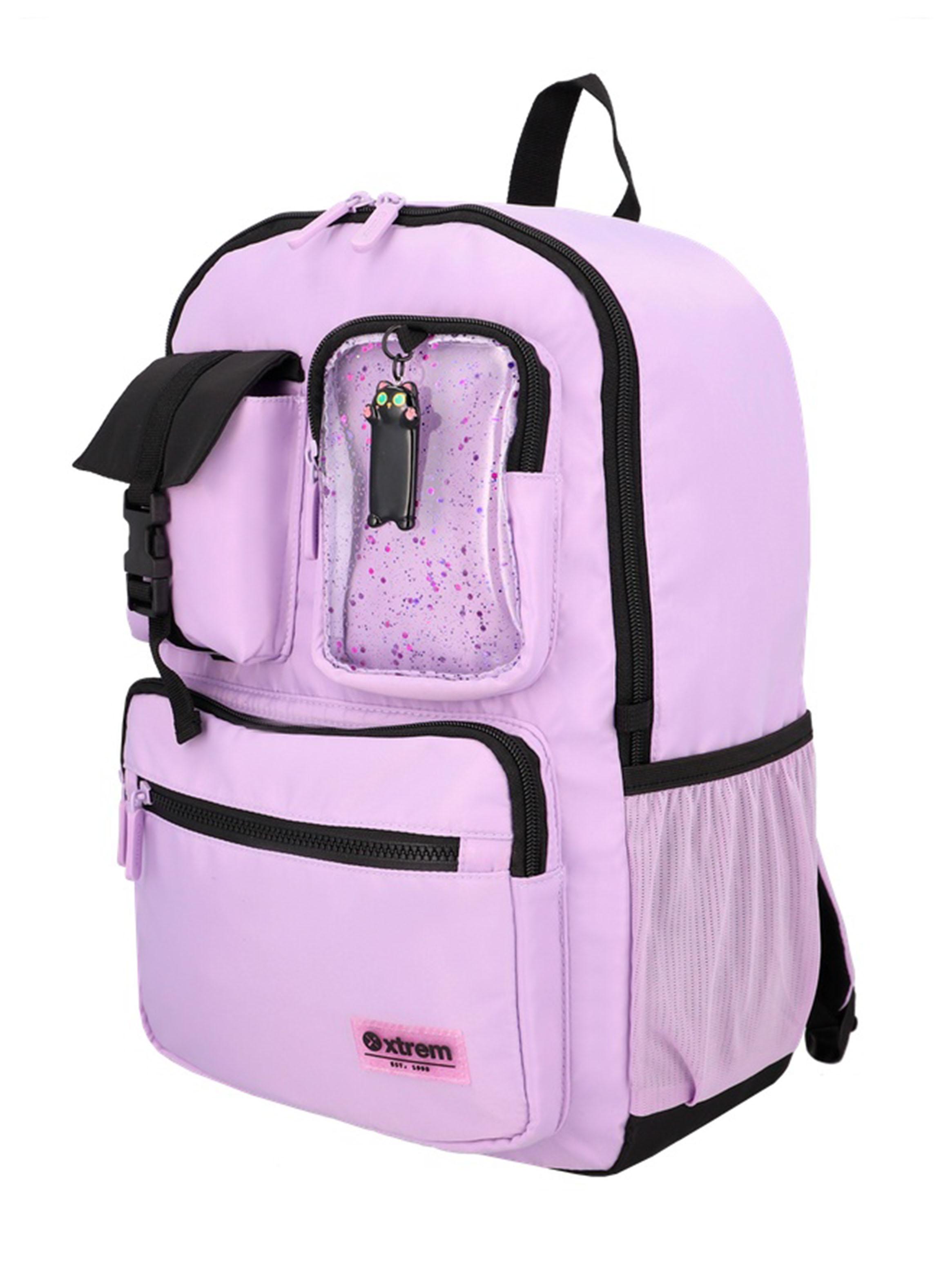 Mochila Notebook 15' Cleveland Lila y Negro-2