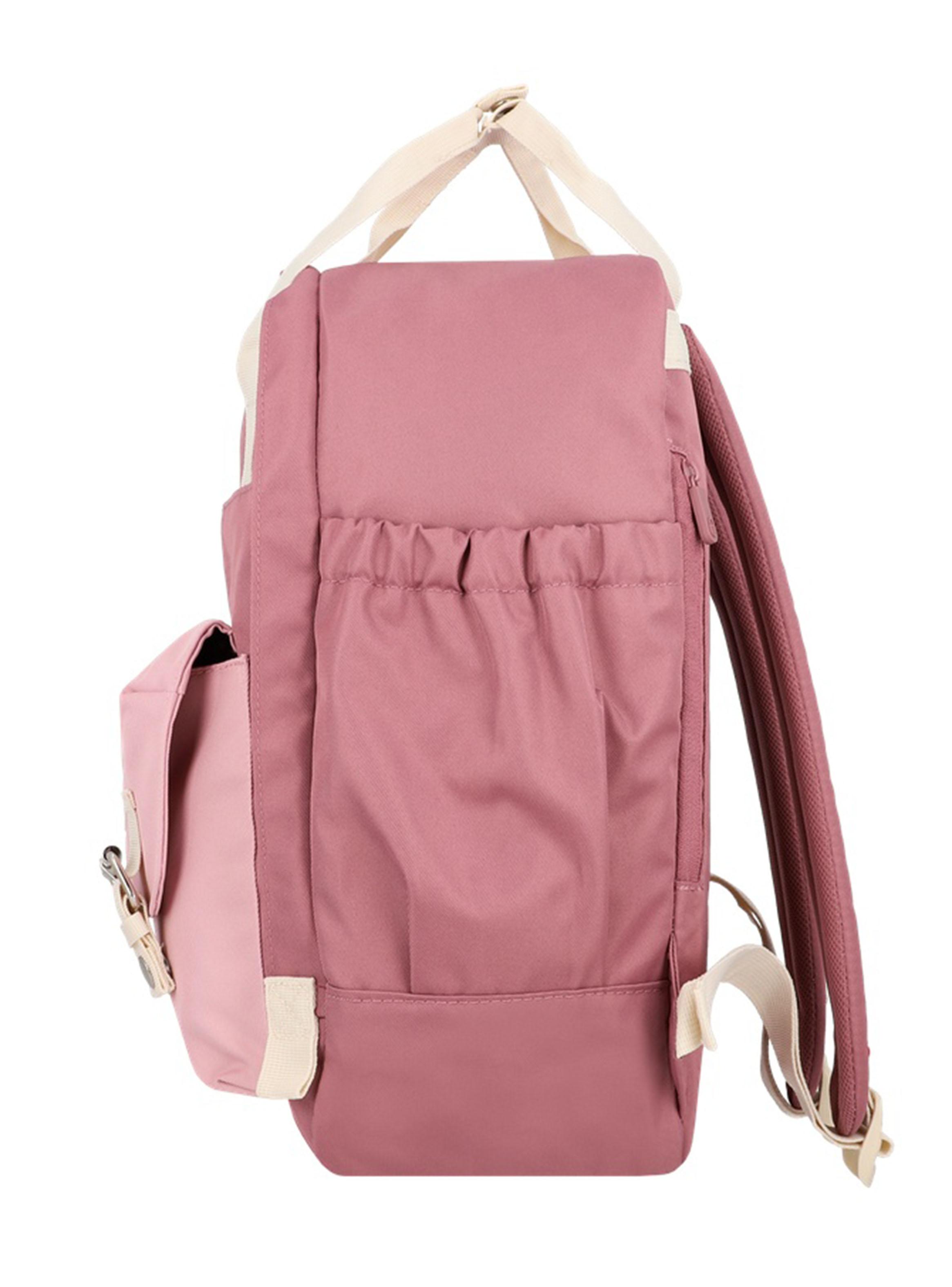 Mochila Notebook 15' Monroe Rosado y Beige-4