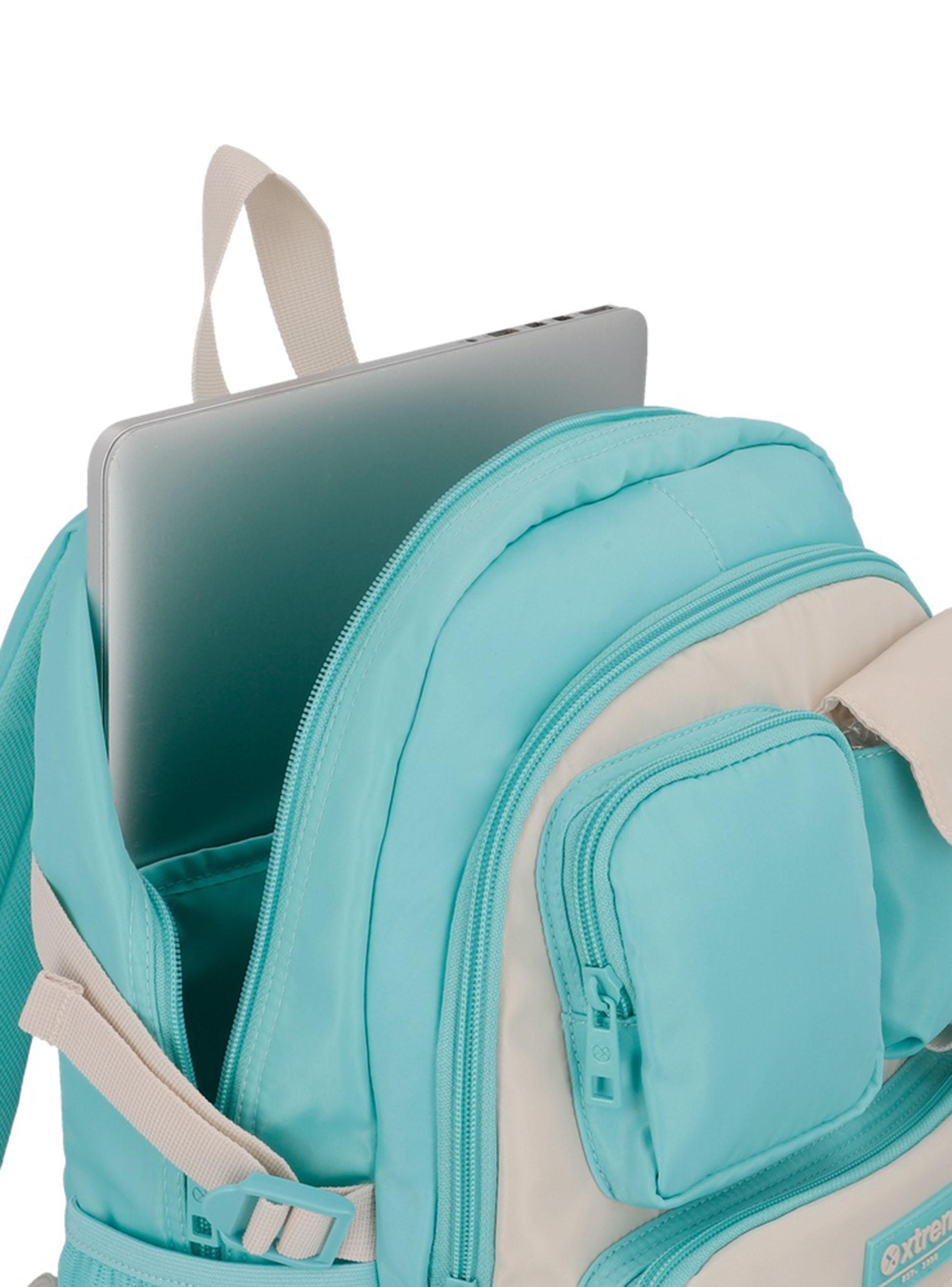 Mochila Notebook Kira 6XT Verde Menta Beige 15'-4