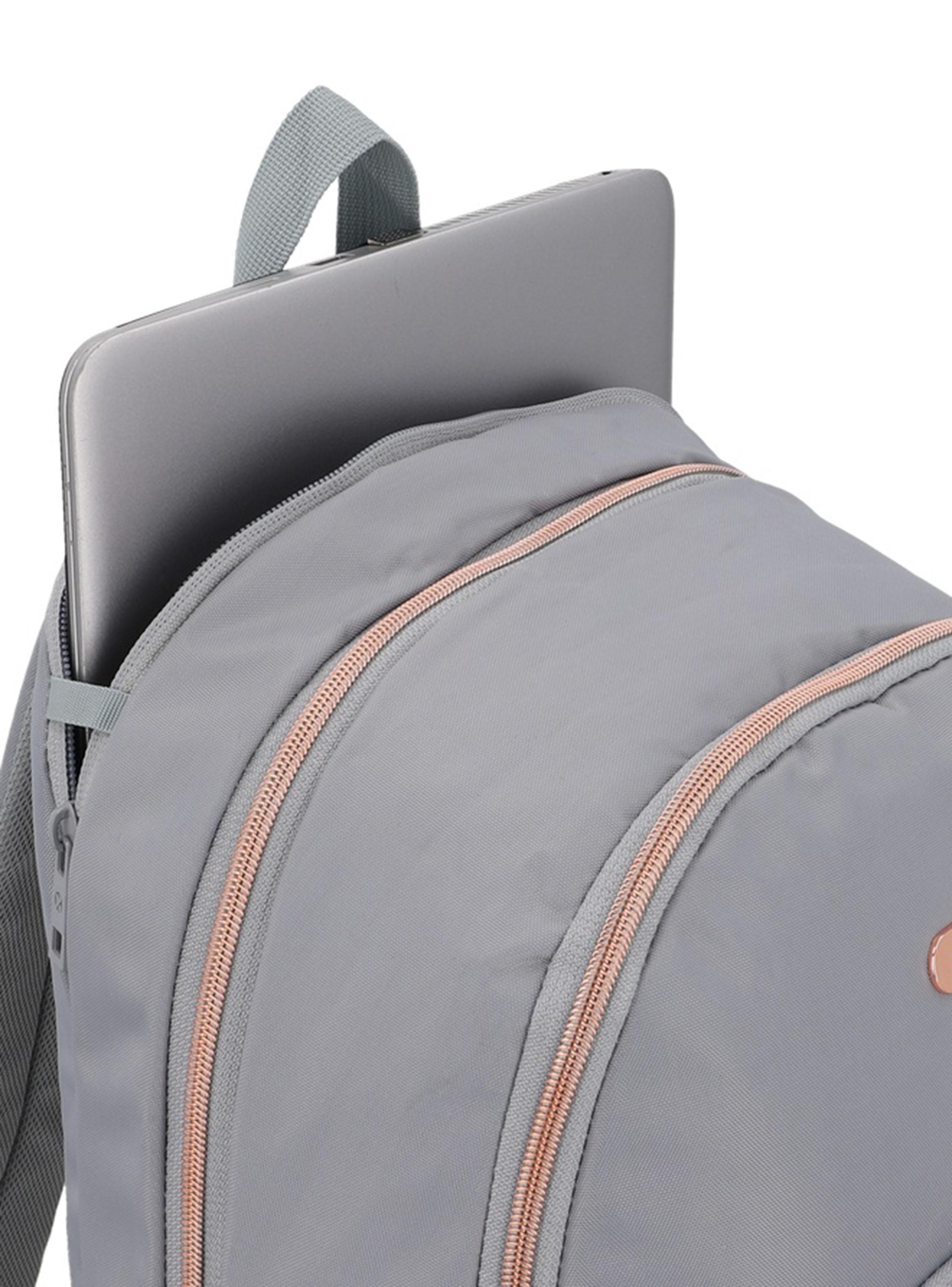 Mochila Notebook Kansas 6XT Gris 15'-4