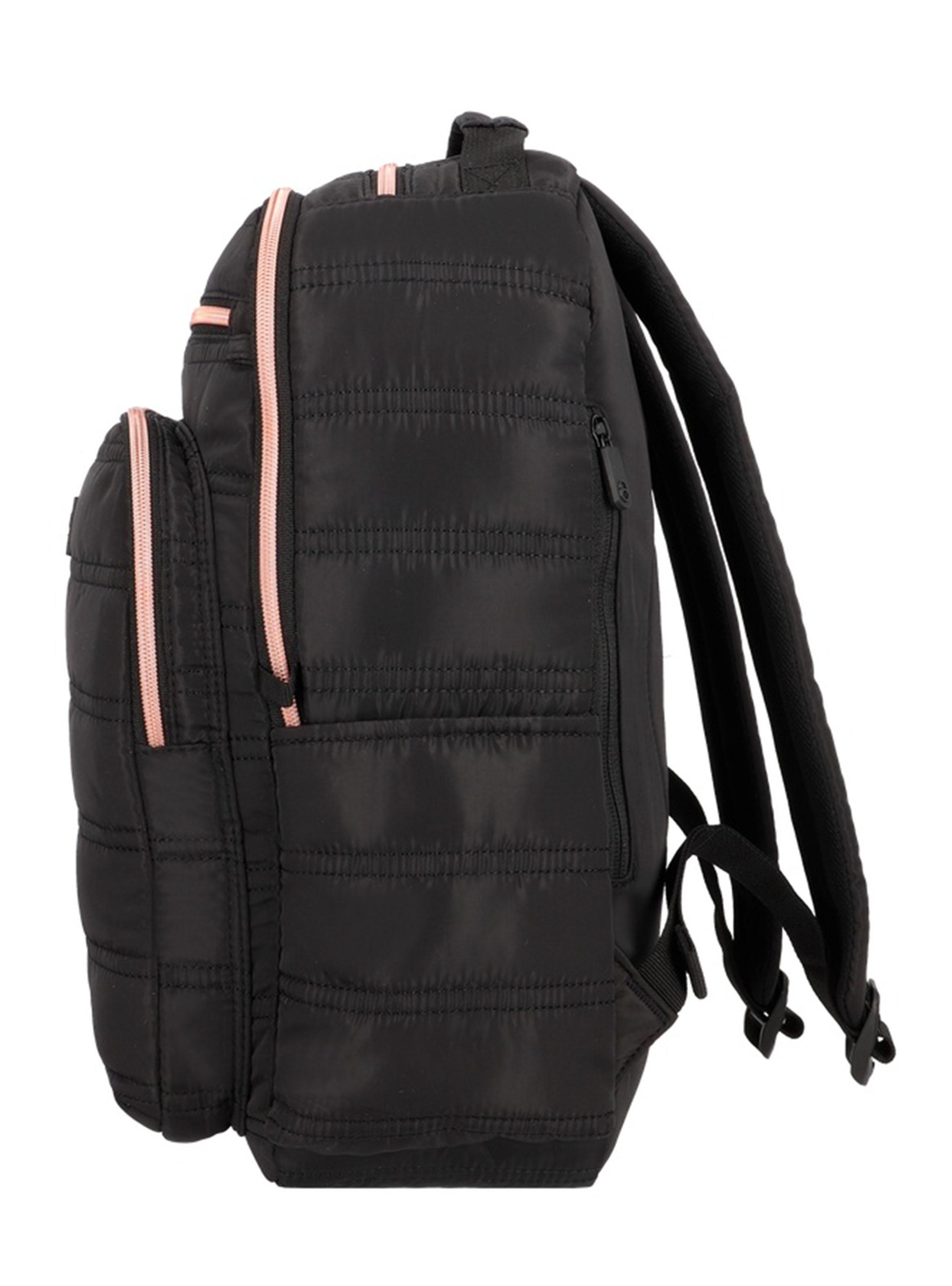 Mochila Notebook Vermont 6XT Negro Rose Gold 15'-4
