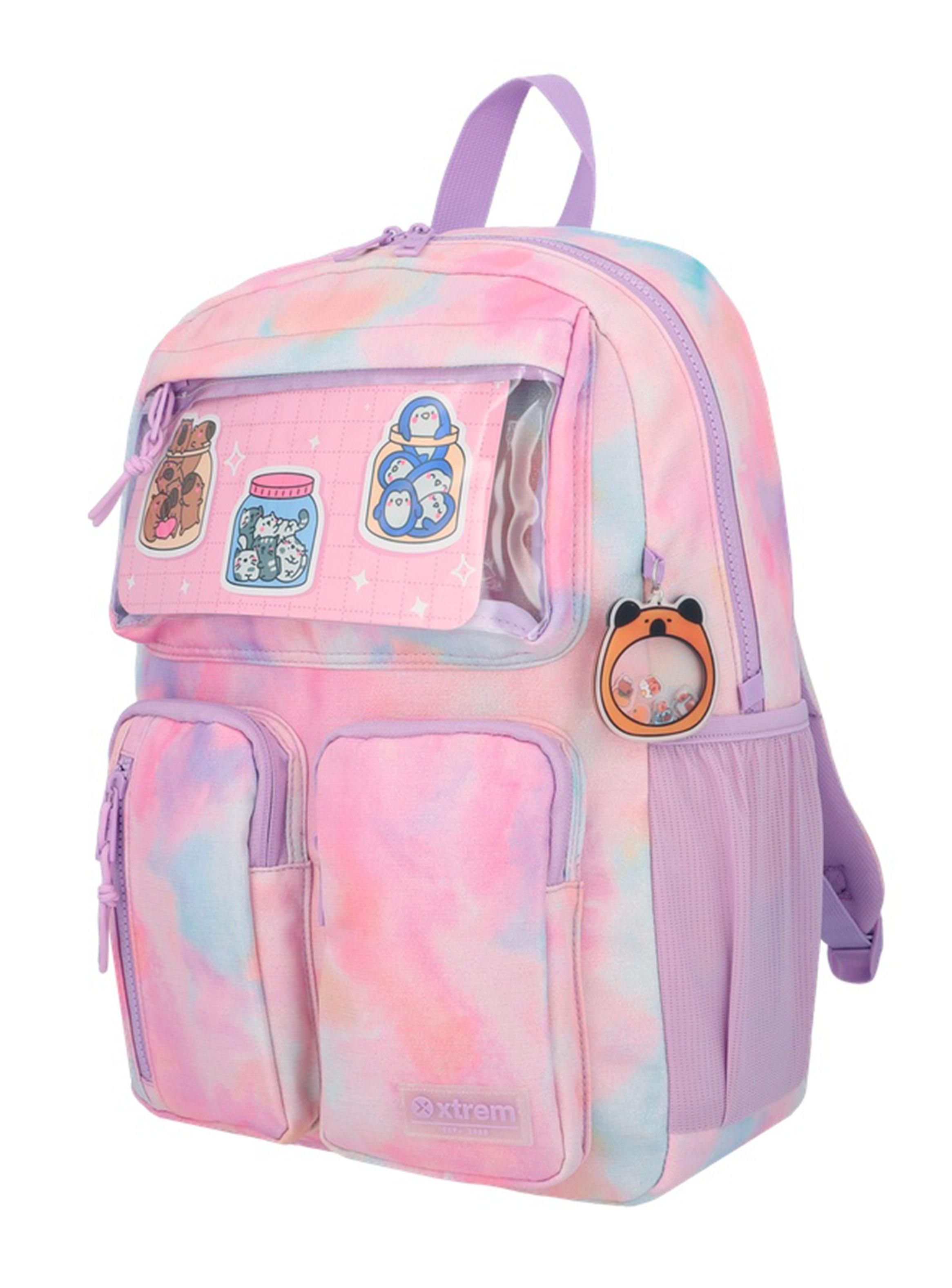 Mochila Notebook Queens 6XT Rosado Multicolor 15'-2