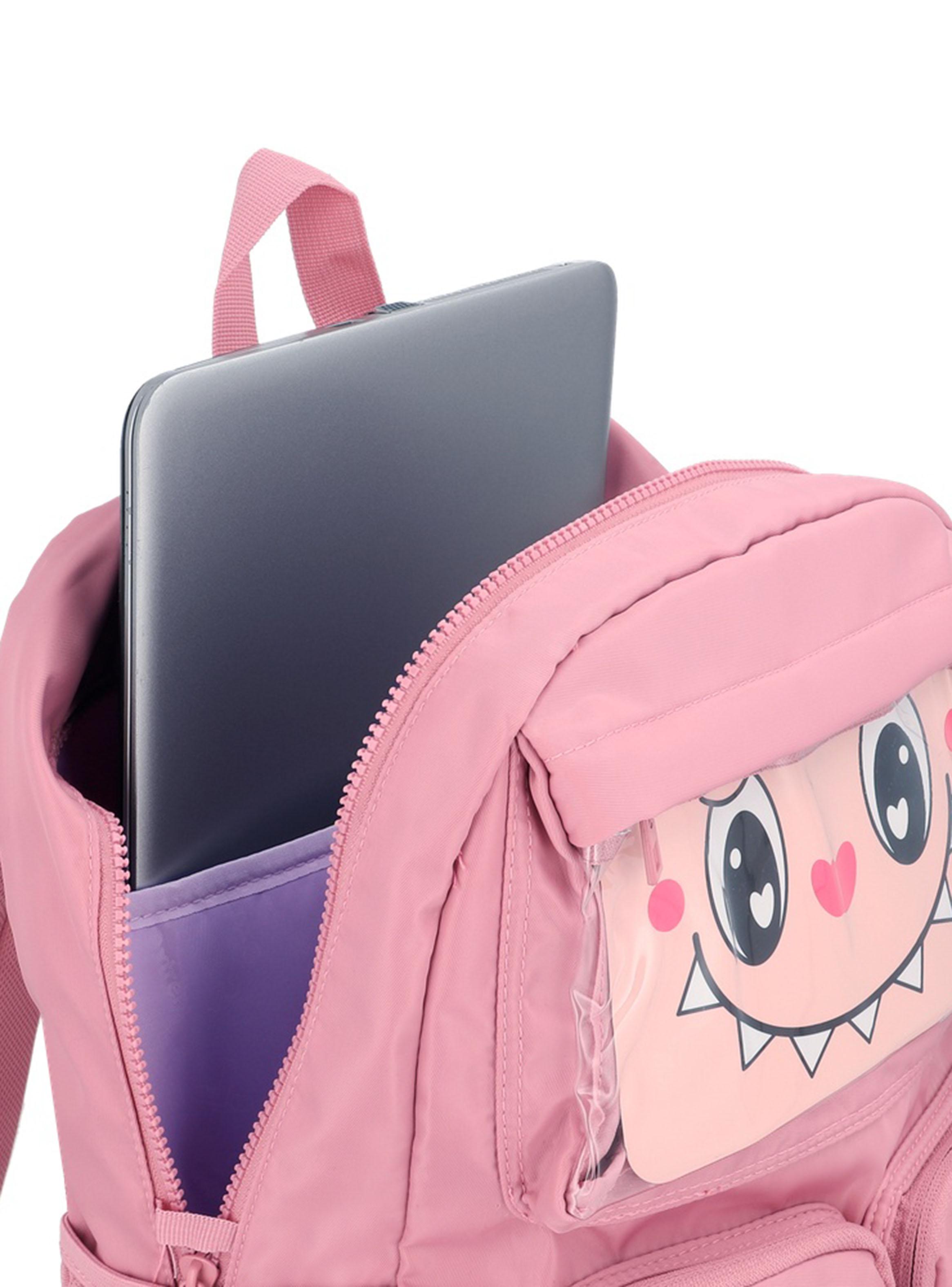 Mochila Notebook 15' Queens Rosado-4