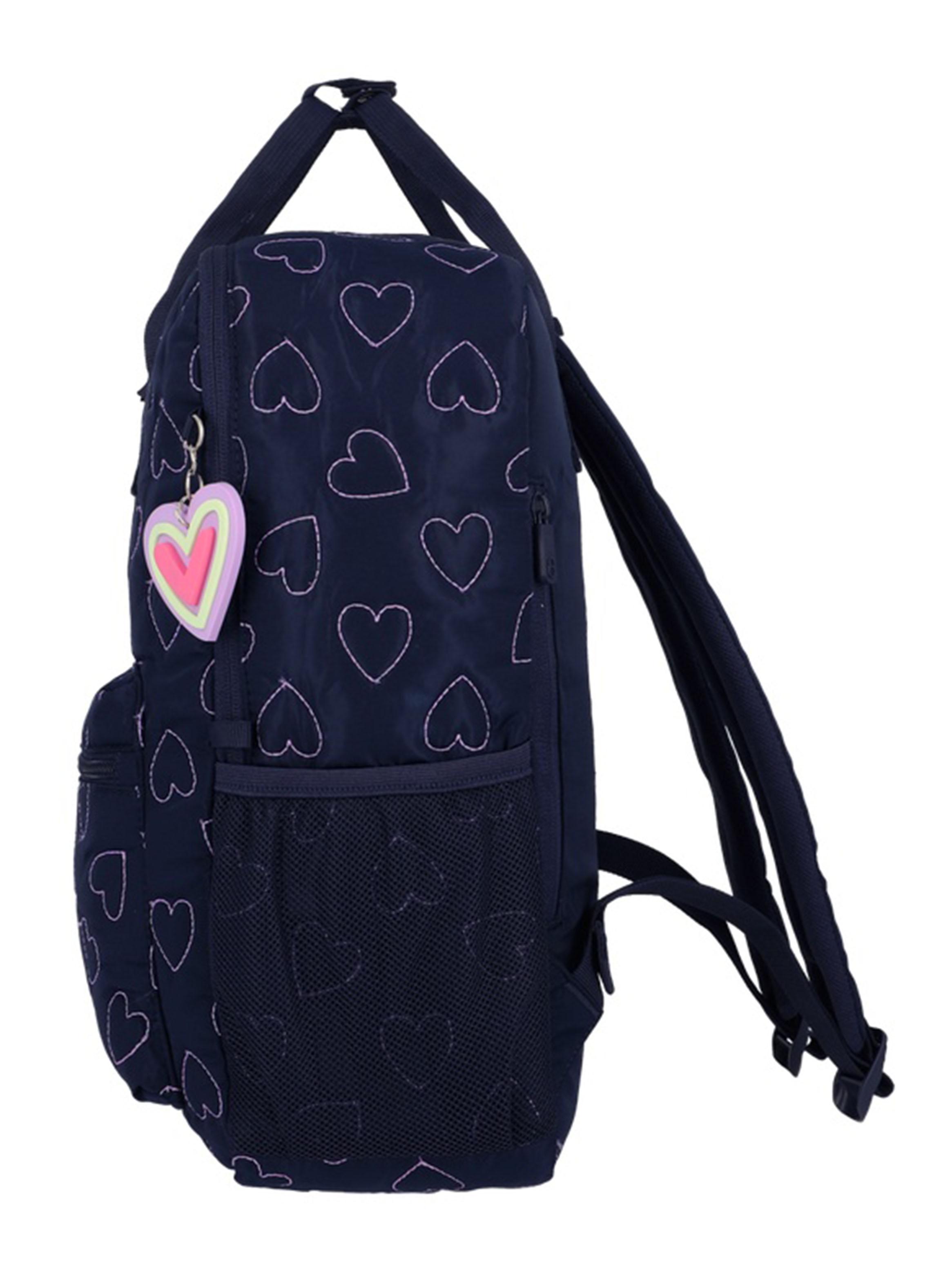 Mochila Notebook15' Leia Corazones Azul-4