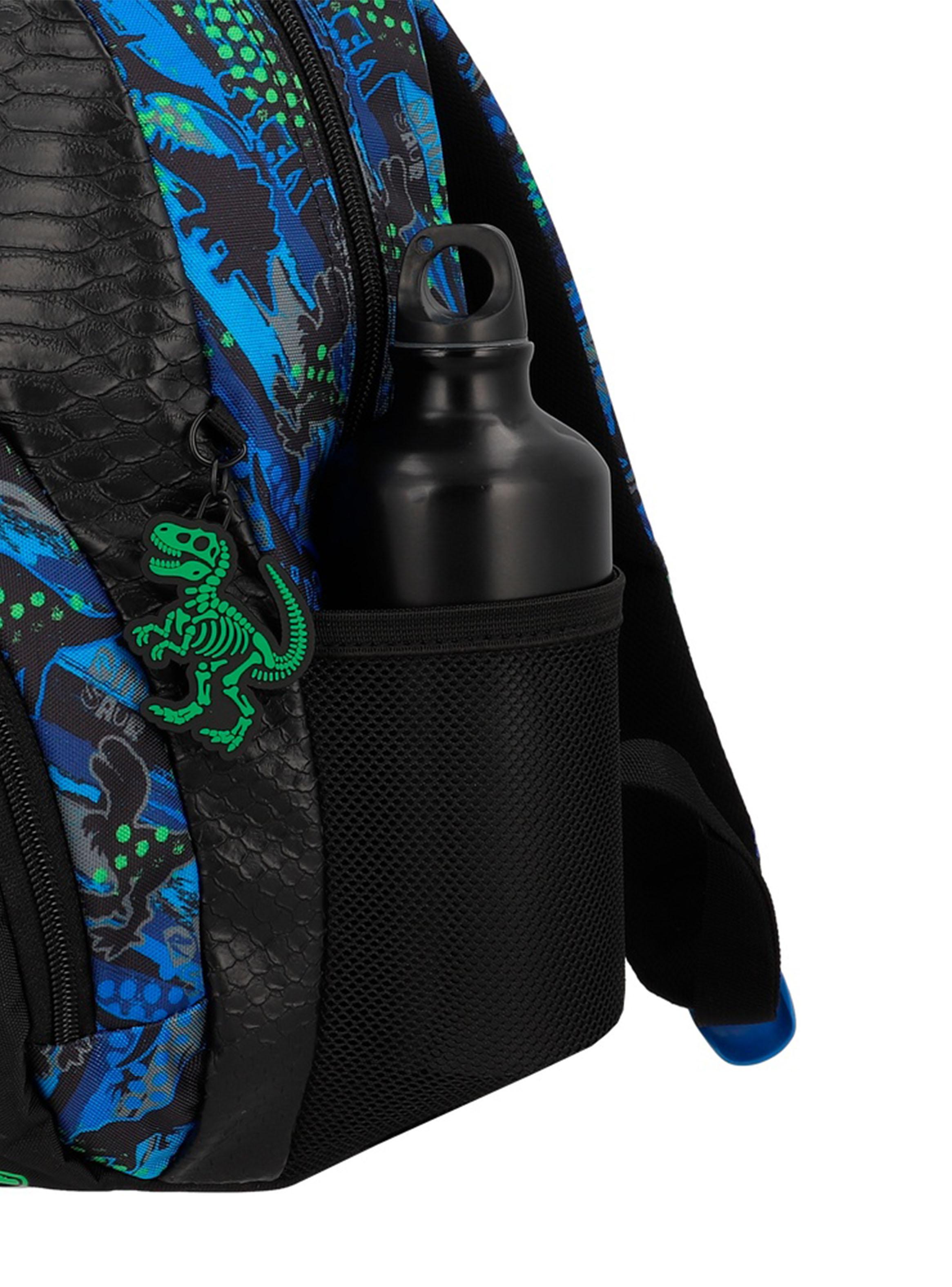 Mochila Escolar Power Dino Negro-4