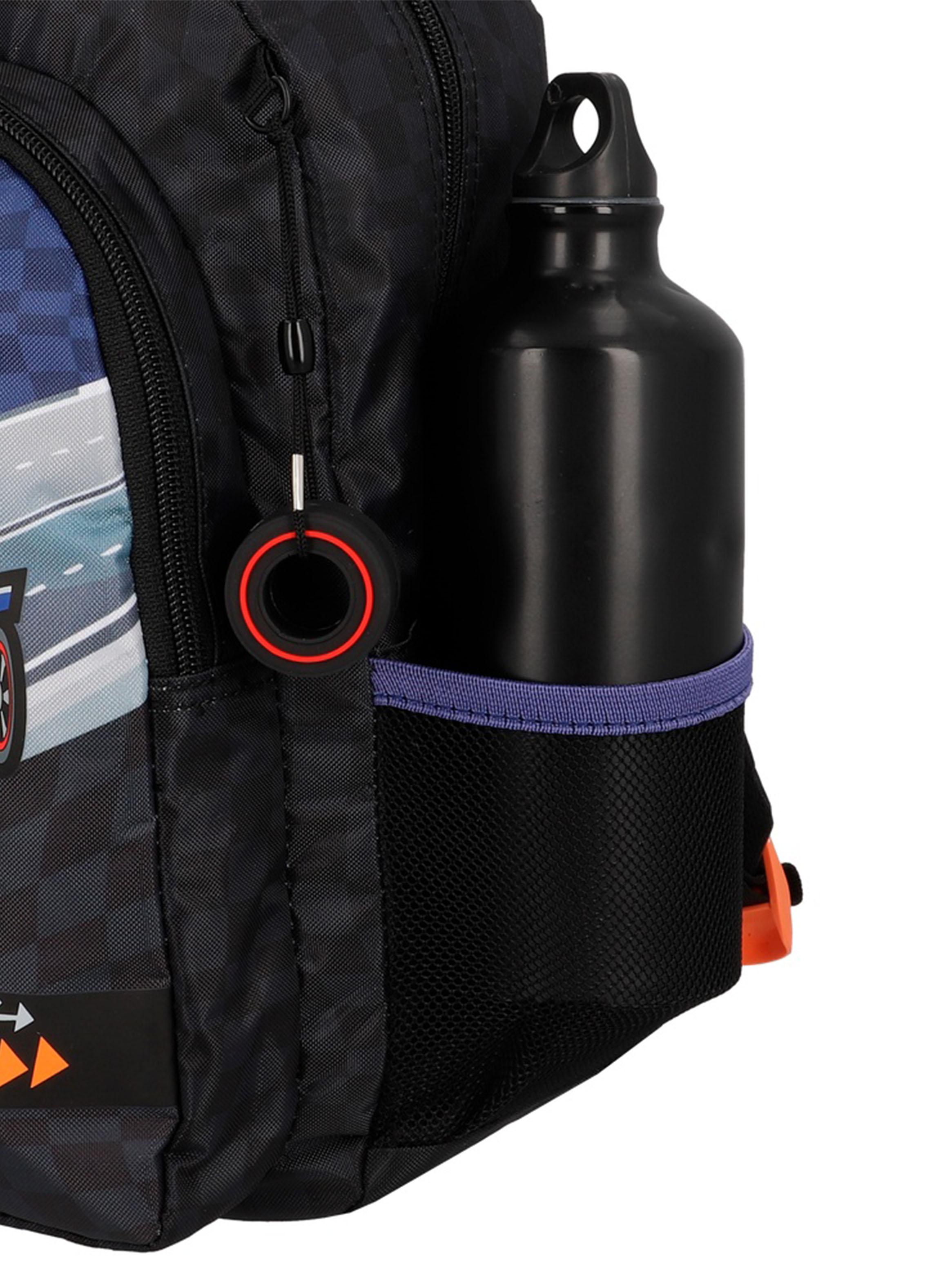 Mochila Escolar Kinder Auto Negro-4