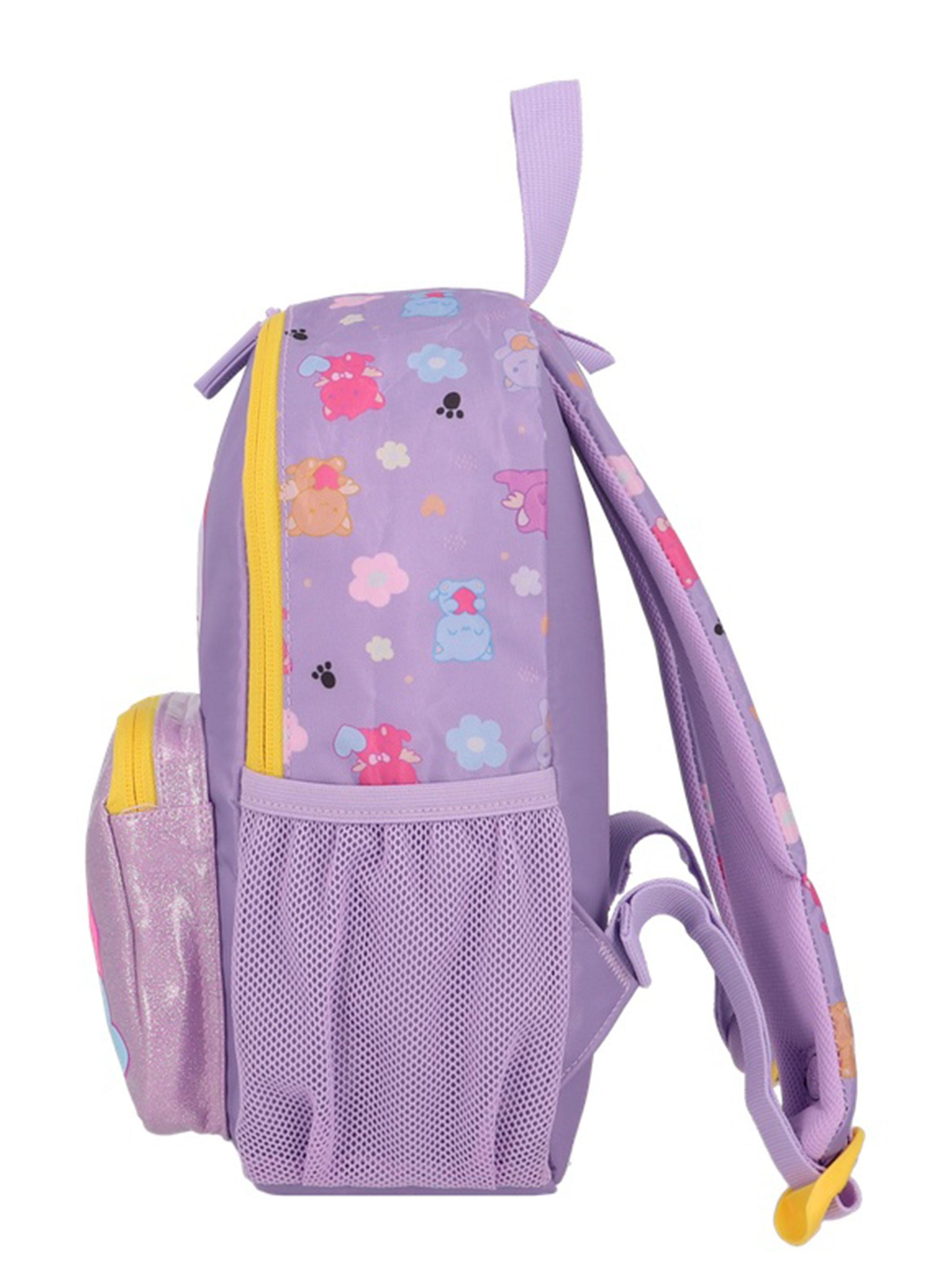 Mochila Escolar Play-Time Gato Lila-3