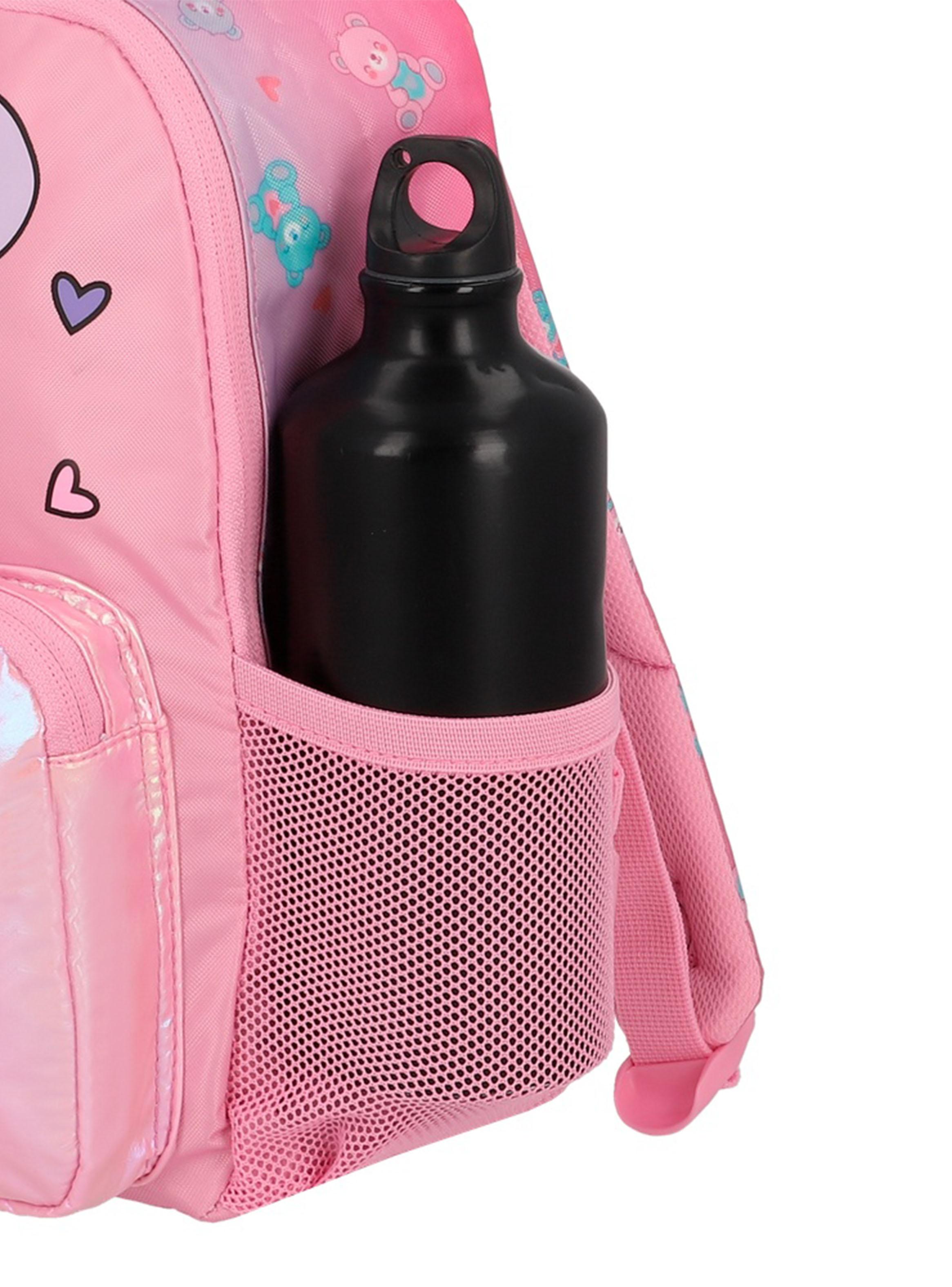 Mochila Escolar Play-Time Oso Rosado-4