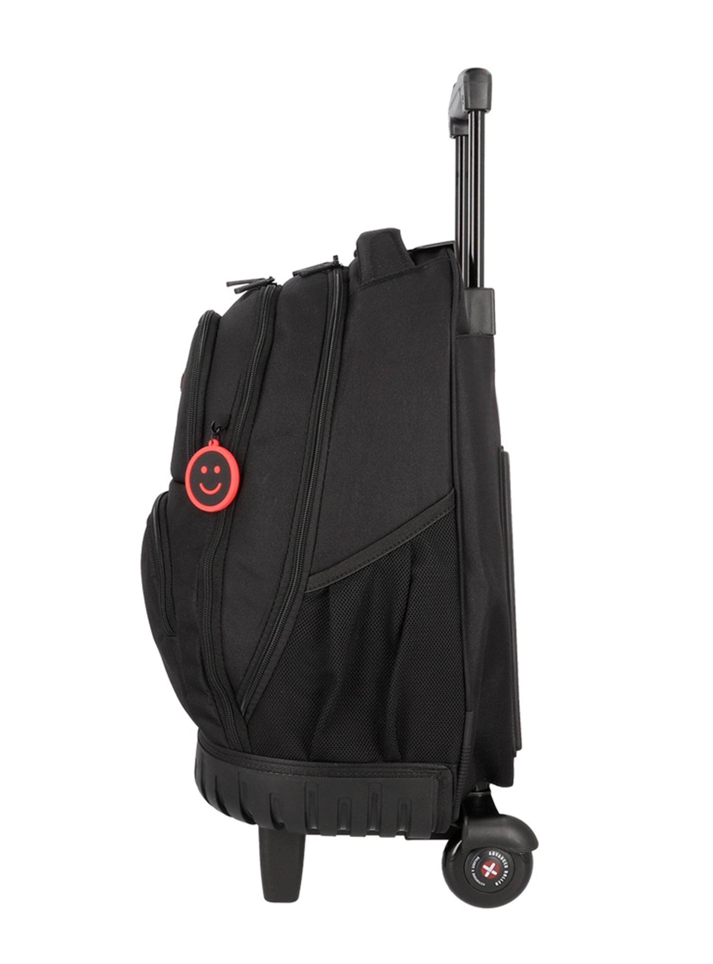 Mochila con Ruedas Cross 6XT Negro Rojo-3