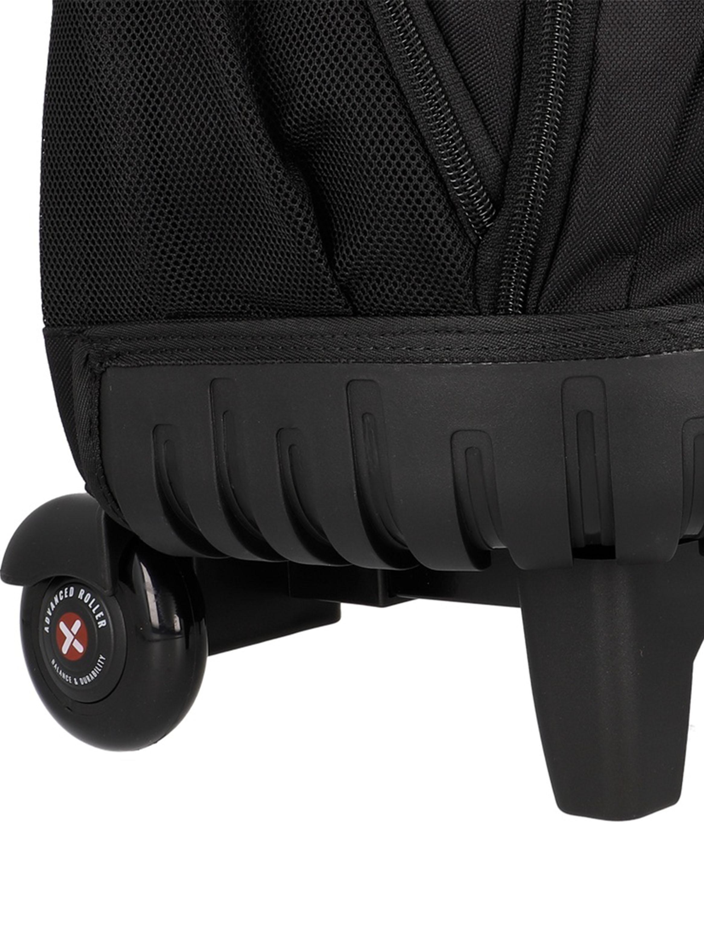 Mochila con Ruedas Cross 6XT Negro Rojo-4