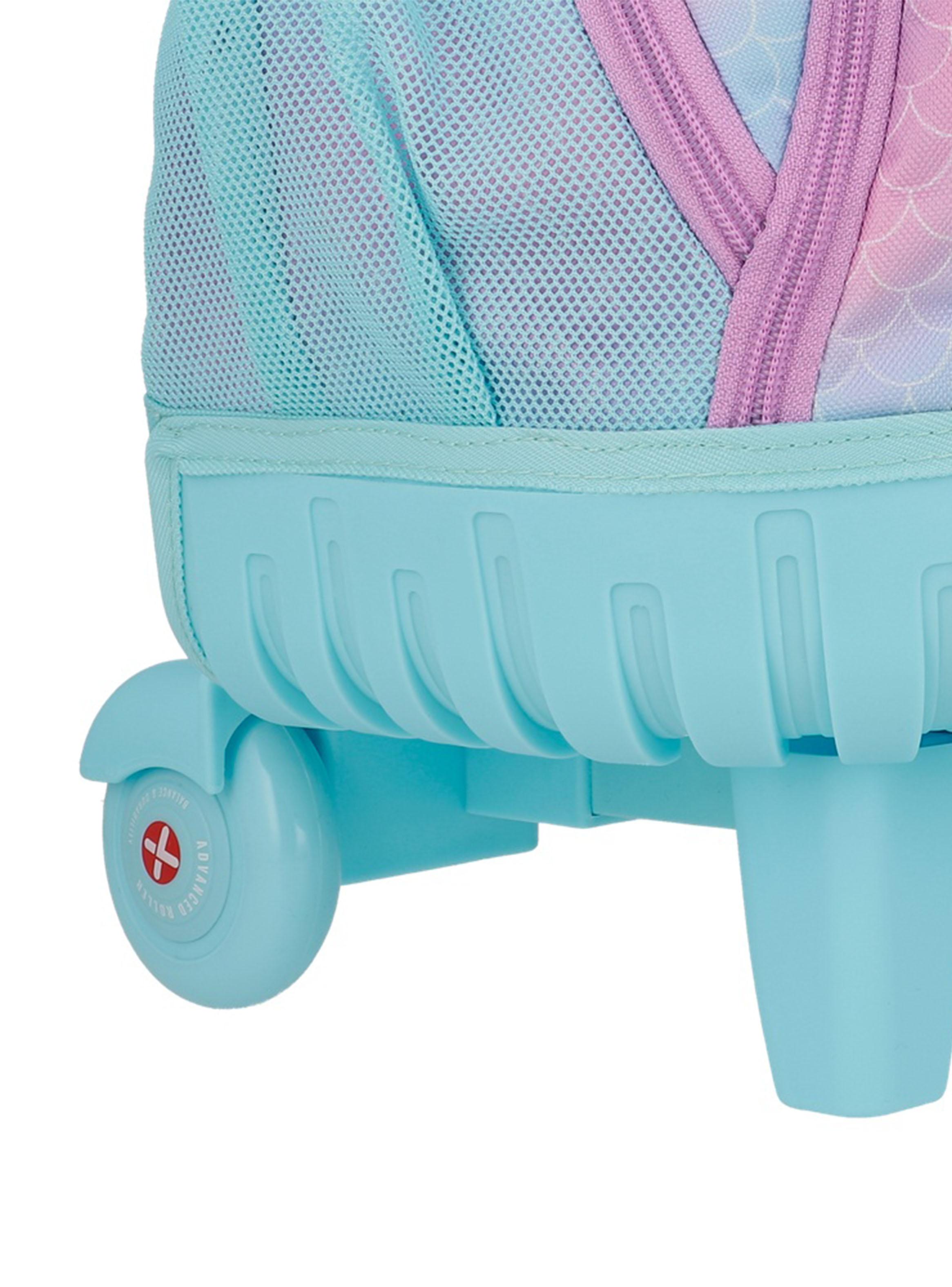 Mochila con Ruedas Cross Sirena Lila-4