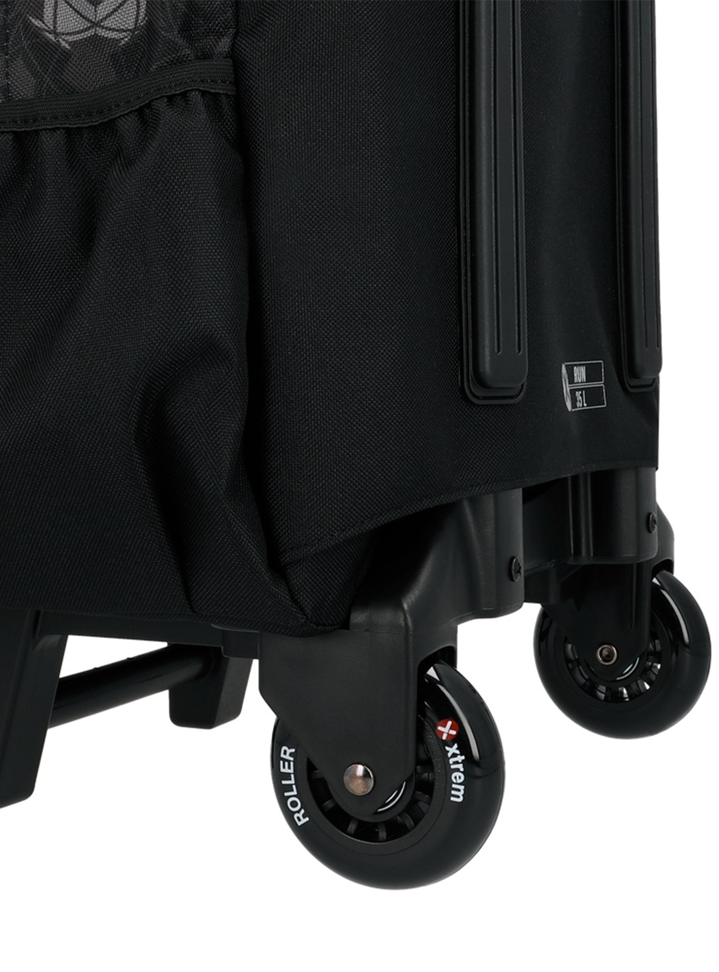 Pack Mochila con Ruedas Run 6XT Fútbol Negro-3