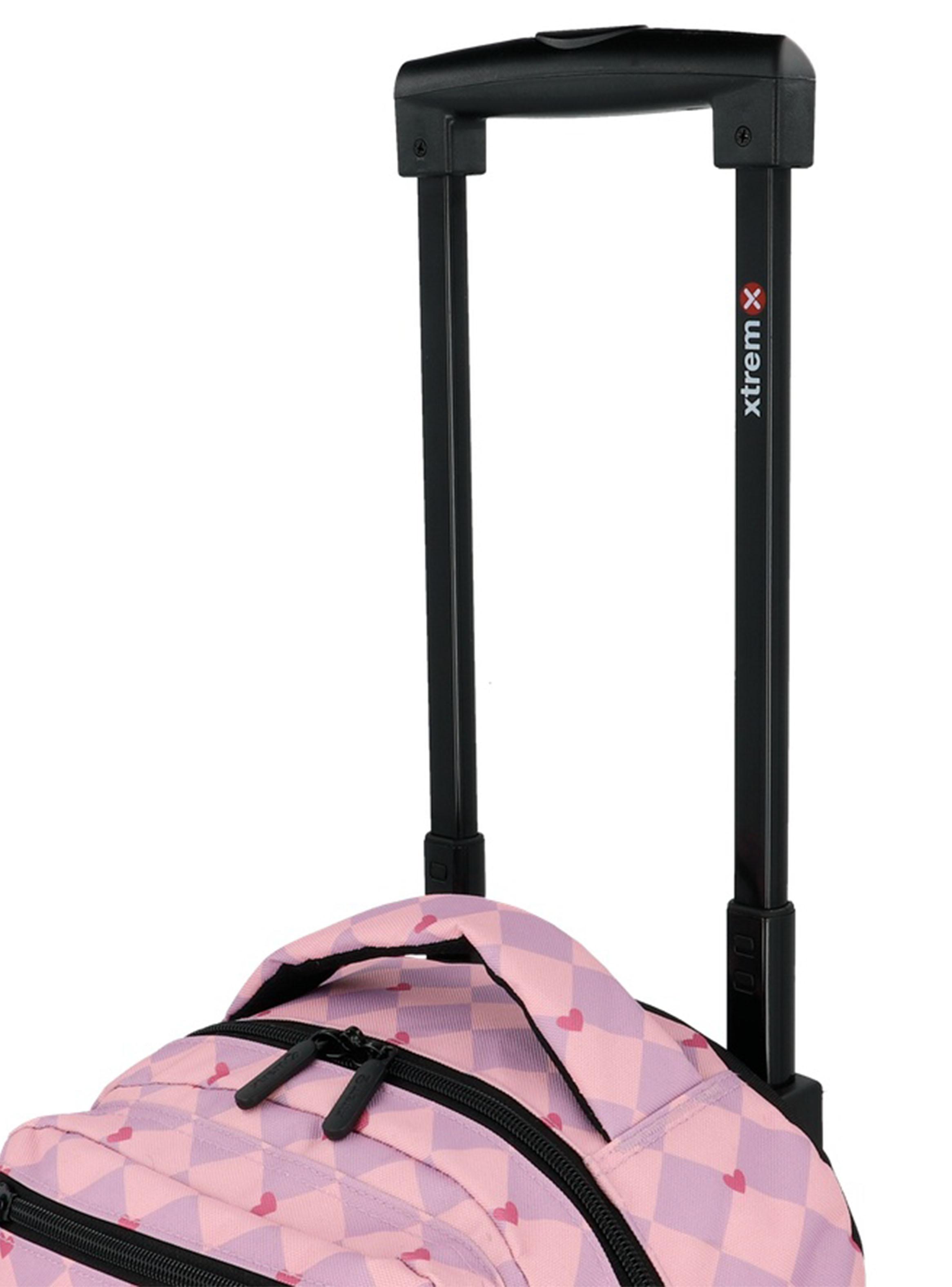 Pack Mochila con Ruedas Run 6XT Gato Negro Lila-2