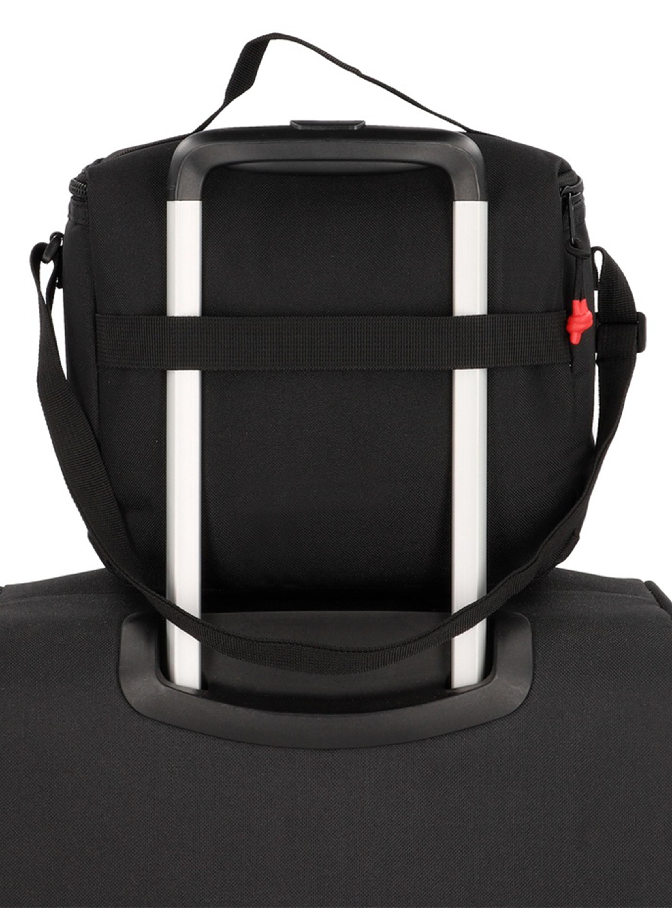 Megapack Mochila Escolar Negro y Rojo-2